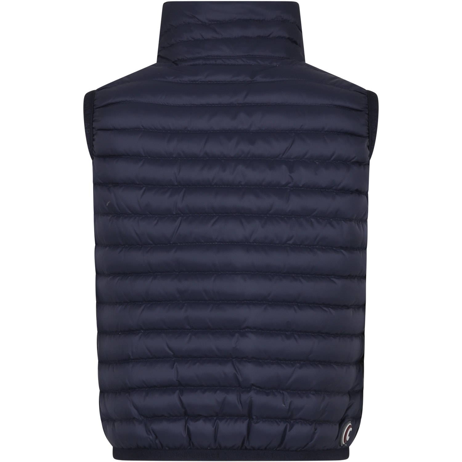 Shop Colmar Blue Vest For Boy With Logo