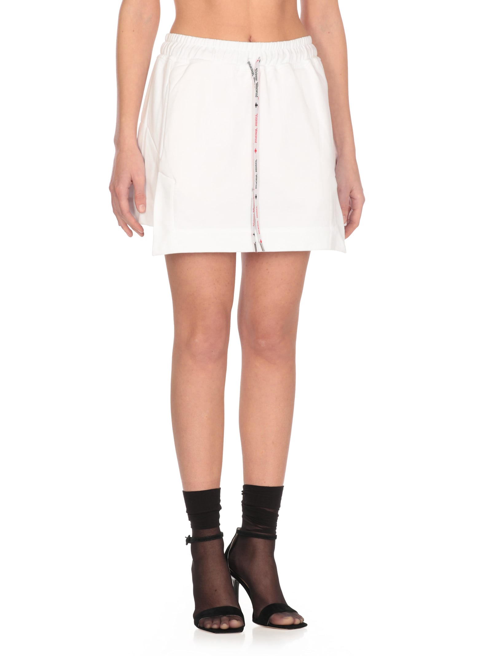 Vivienne Westwood "cheerleader" Skirt In White