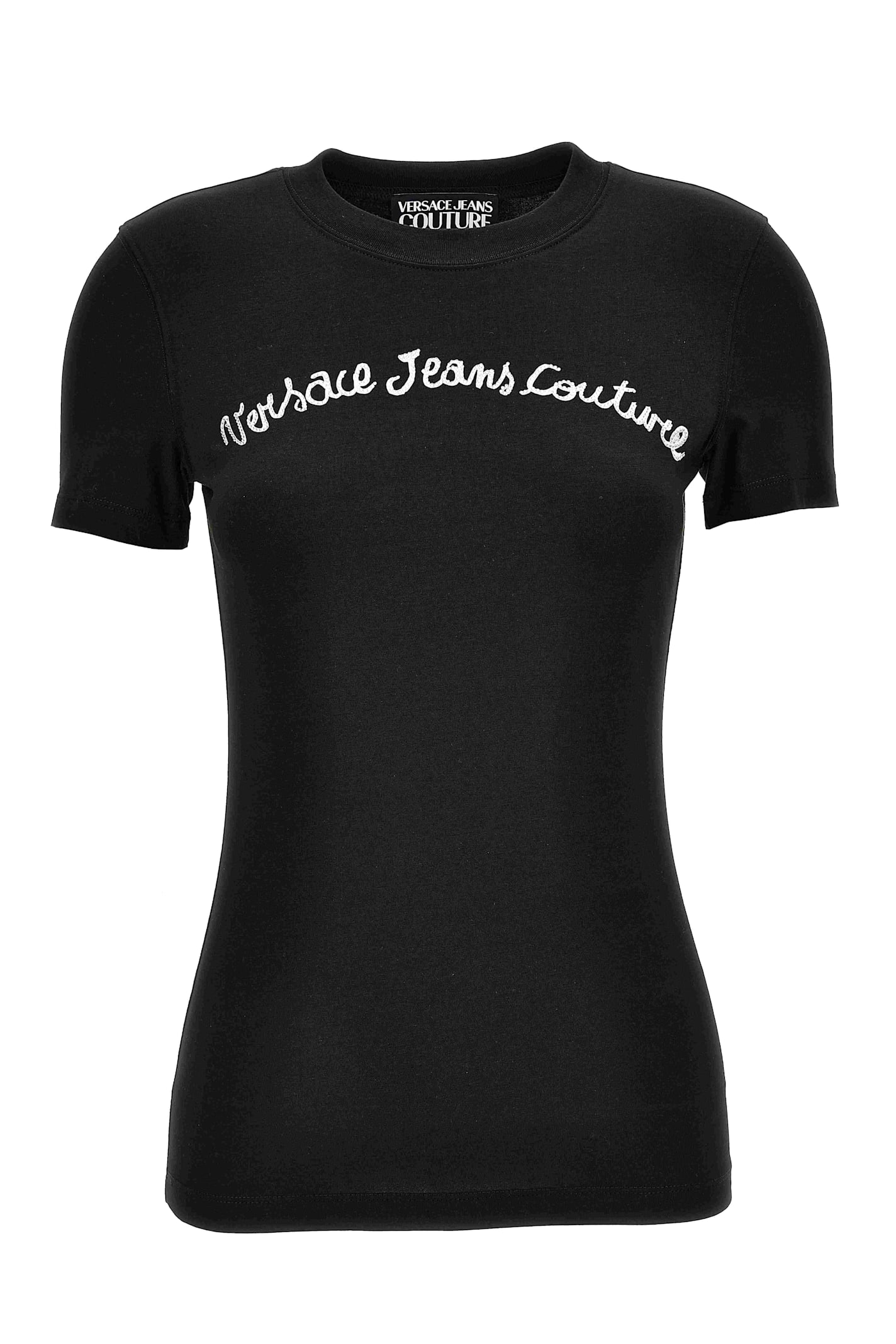 Shop Versace Jeans Couture T-shirt In Black