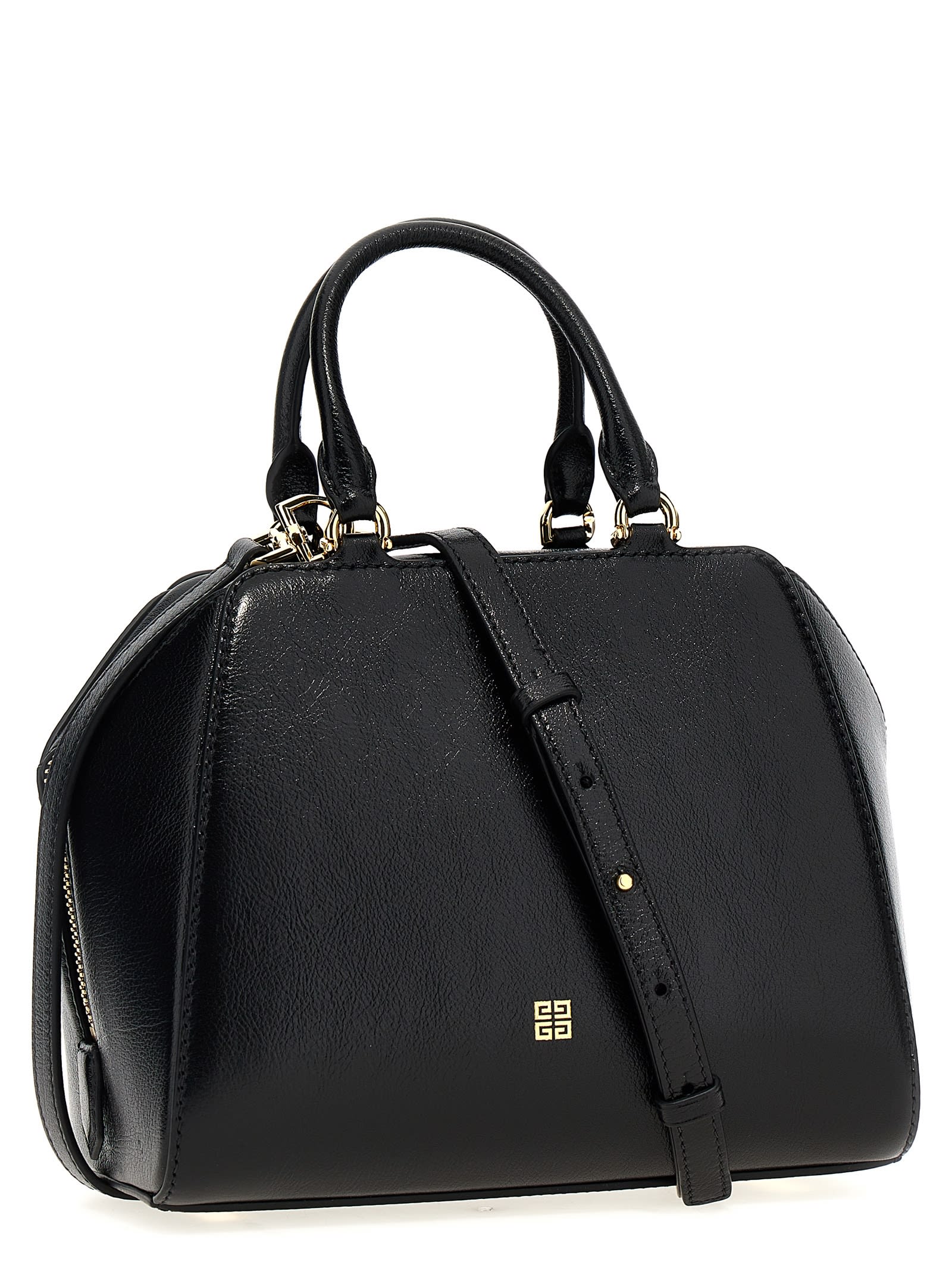 Shop Givenchy Antigona Cube Mini Bag In Black