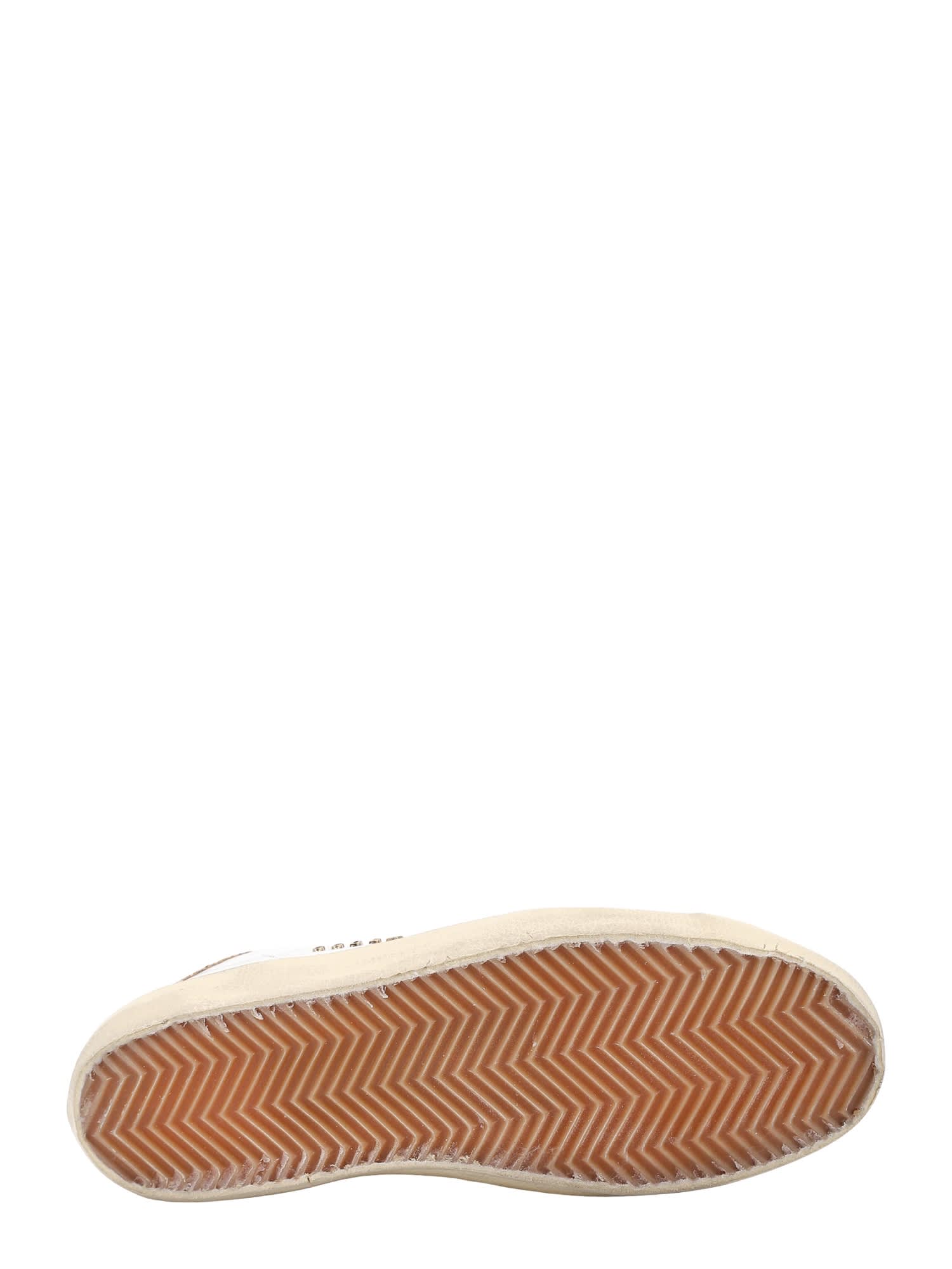 Golden Goose Leather Super-star Sneakers In White