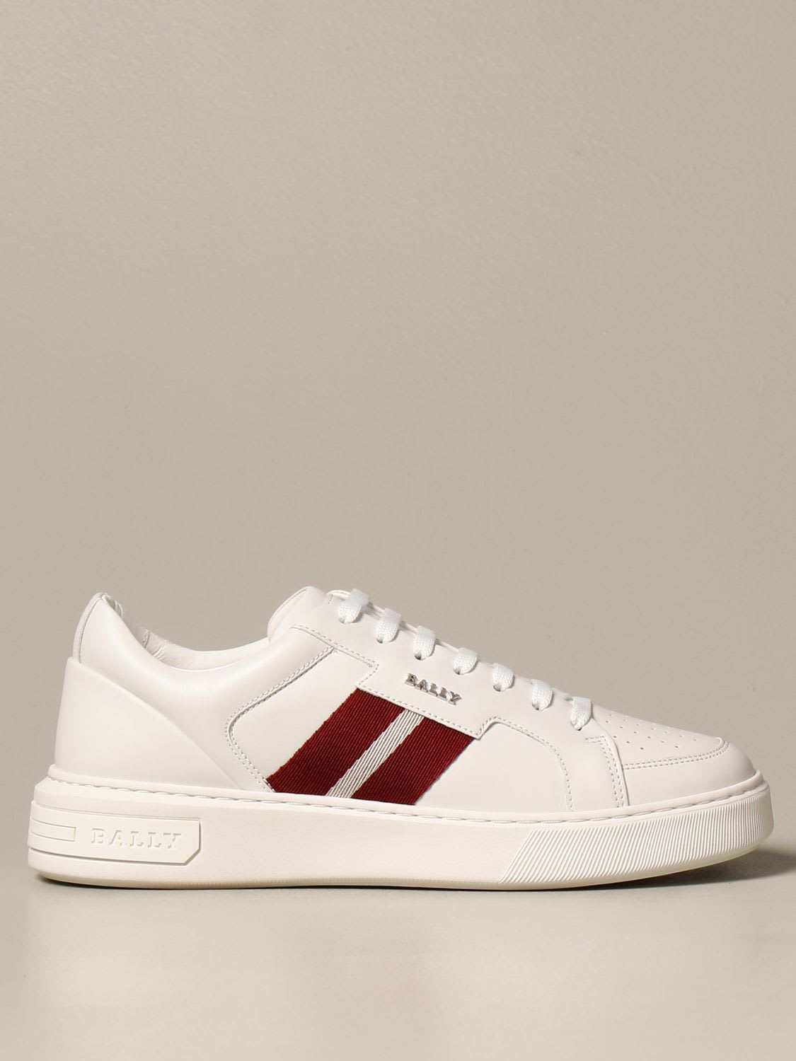 Bally Sneakers Moony Leather Sneakers With Logo