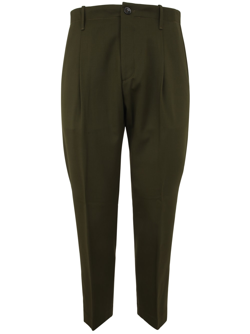 Shop Nine In The Morning Stretch Pants With Pences In Olive