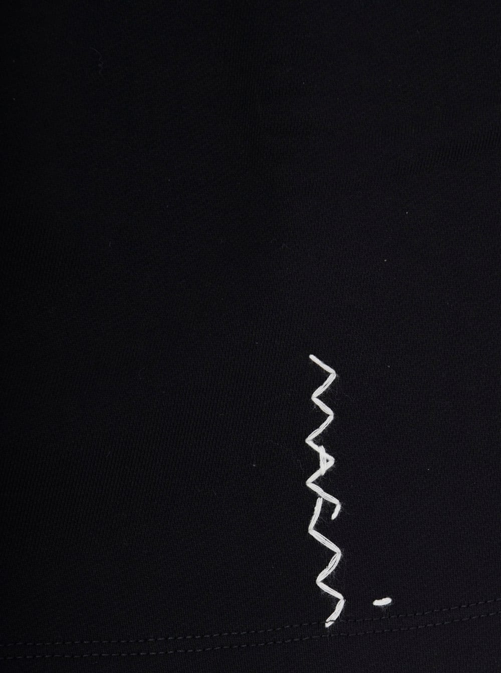 Marni Kids' Fleece Short Skirt With Elastic Stripes In Black