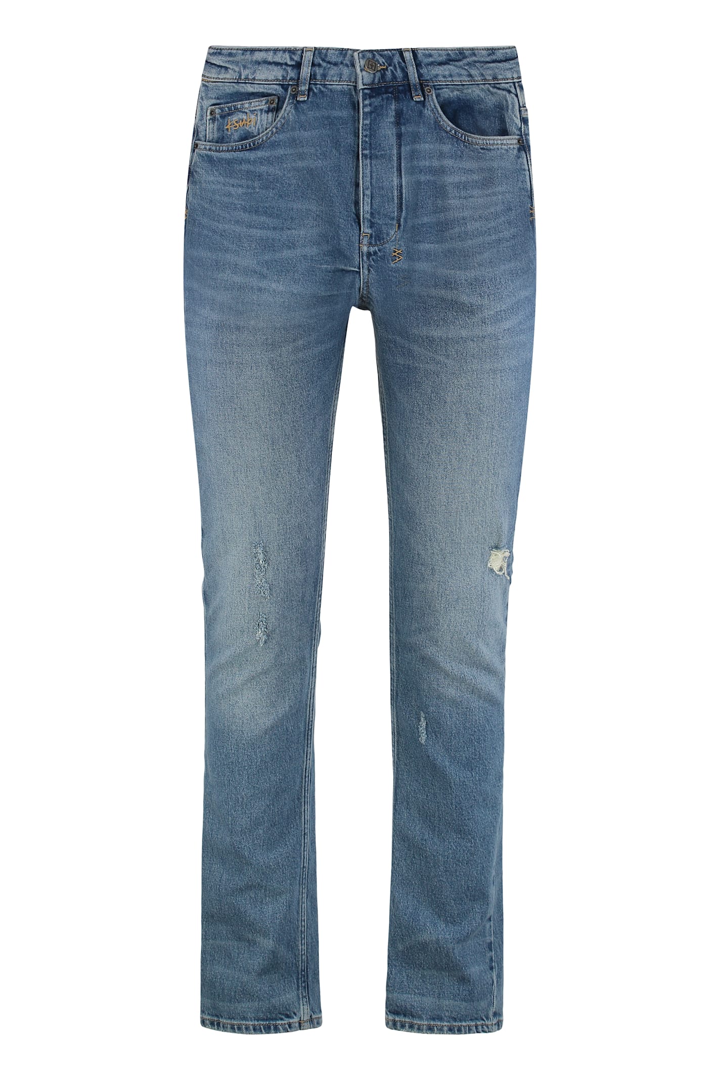 Ksubi Distressed-effect Jeans In Blue