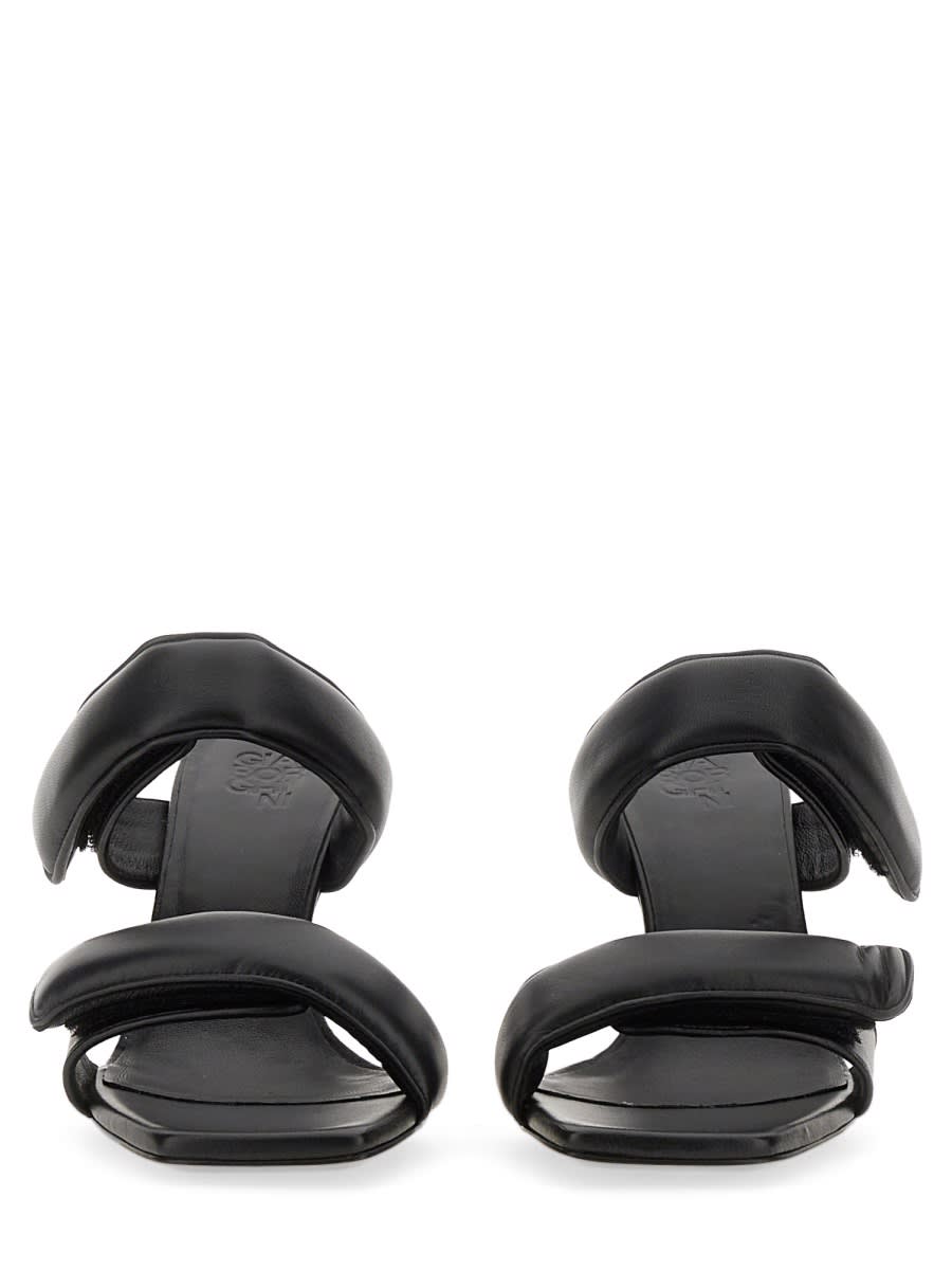 Gia Borghini Black Pernille Teisbaek Edition Perni 03 Heeled Sandals In Black