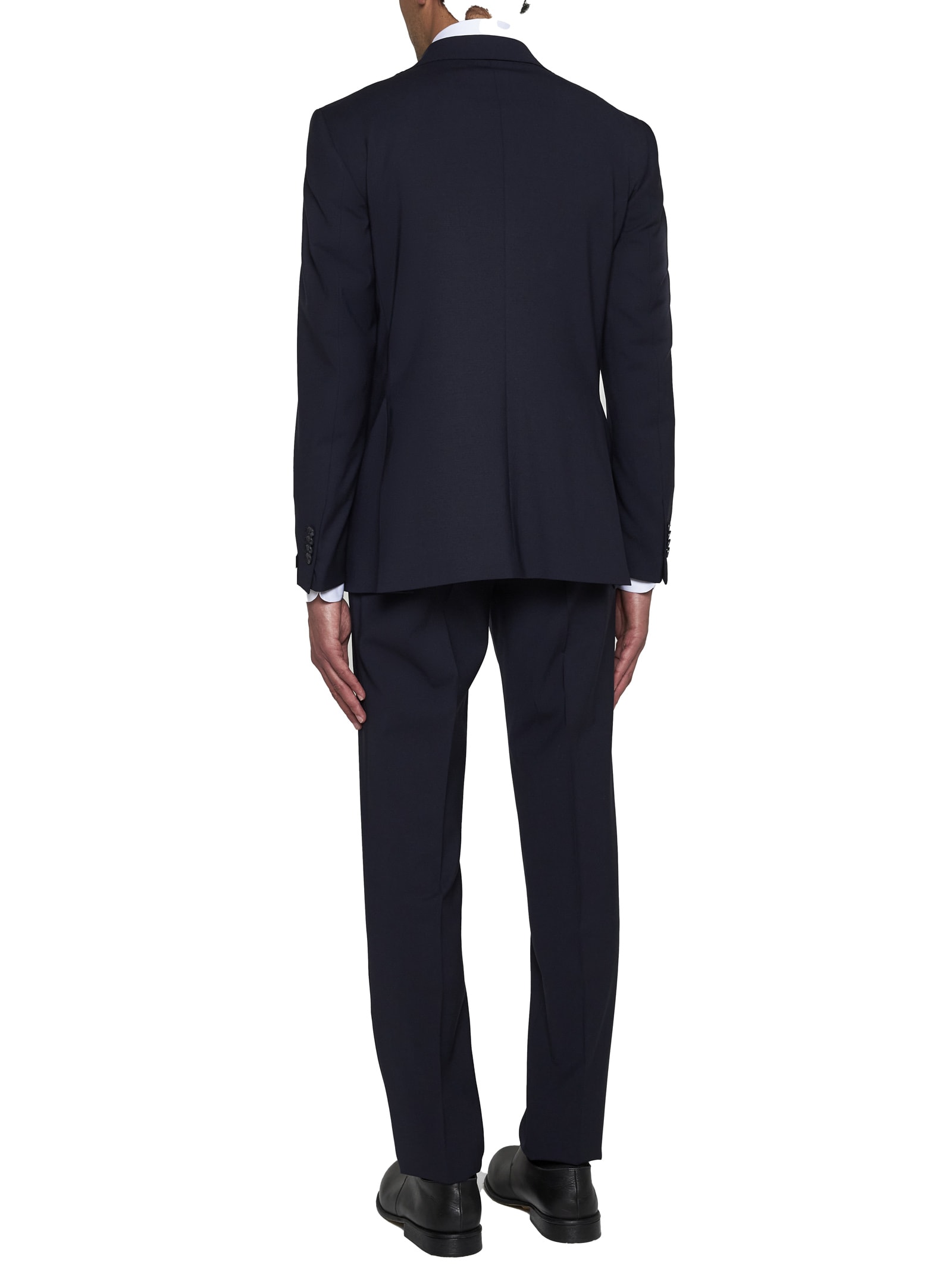 Shop Tagliatore Suit In Blue