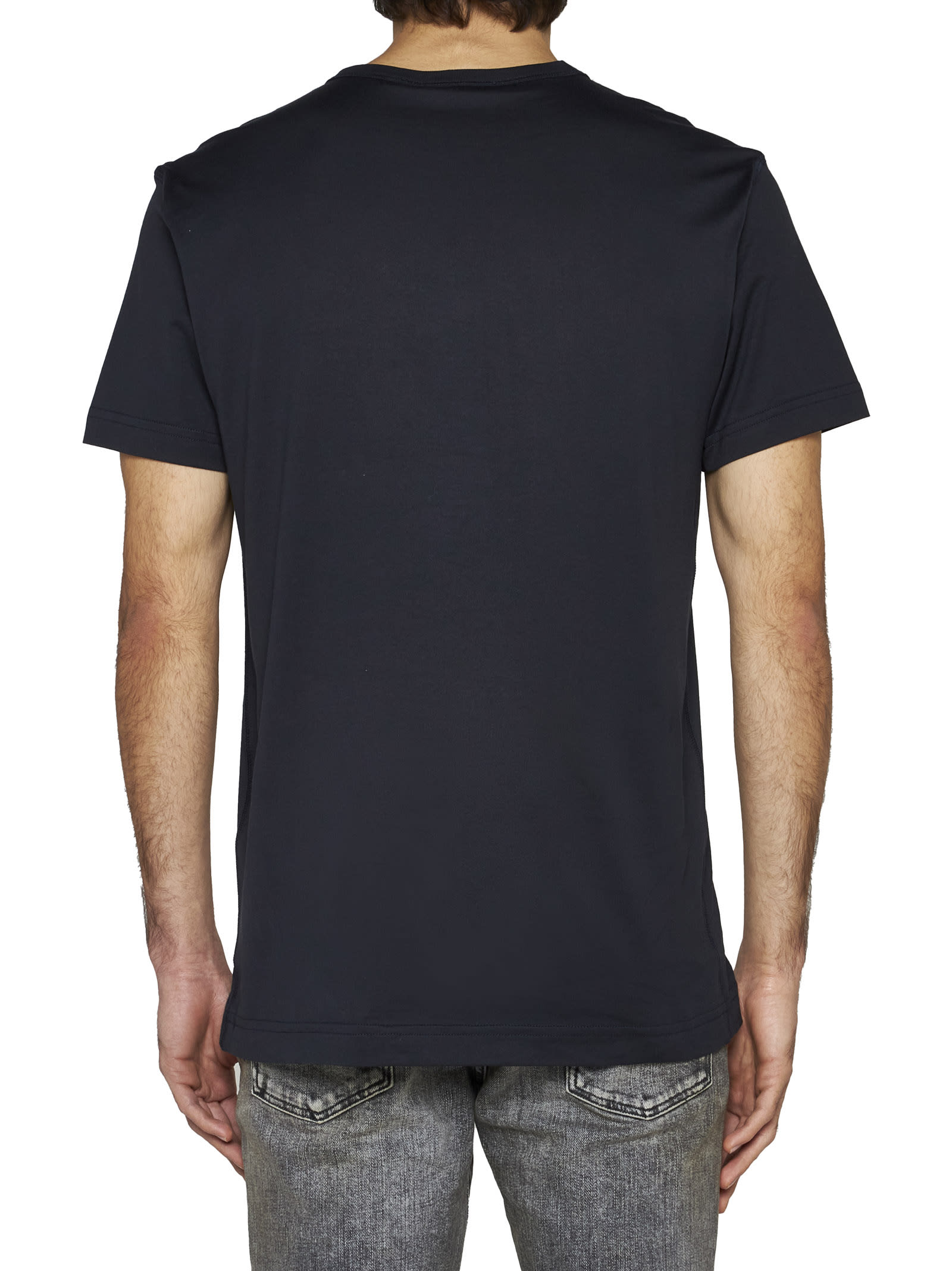 Shop Dolce & Gabbana T-shirt In Blu Scurissimo 1