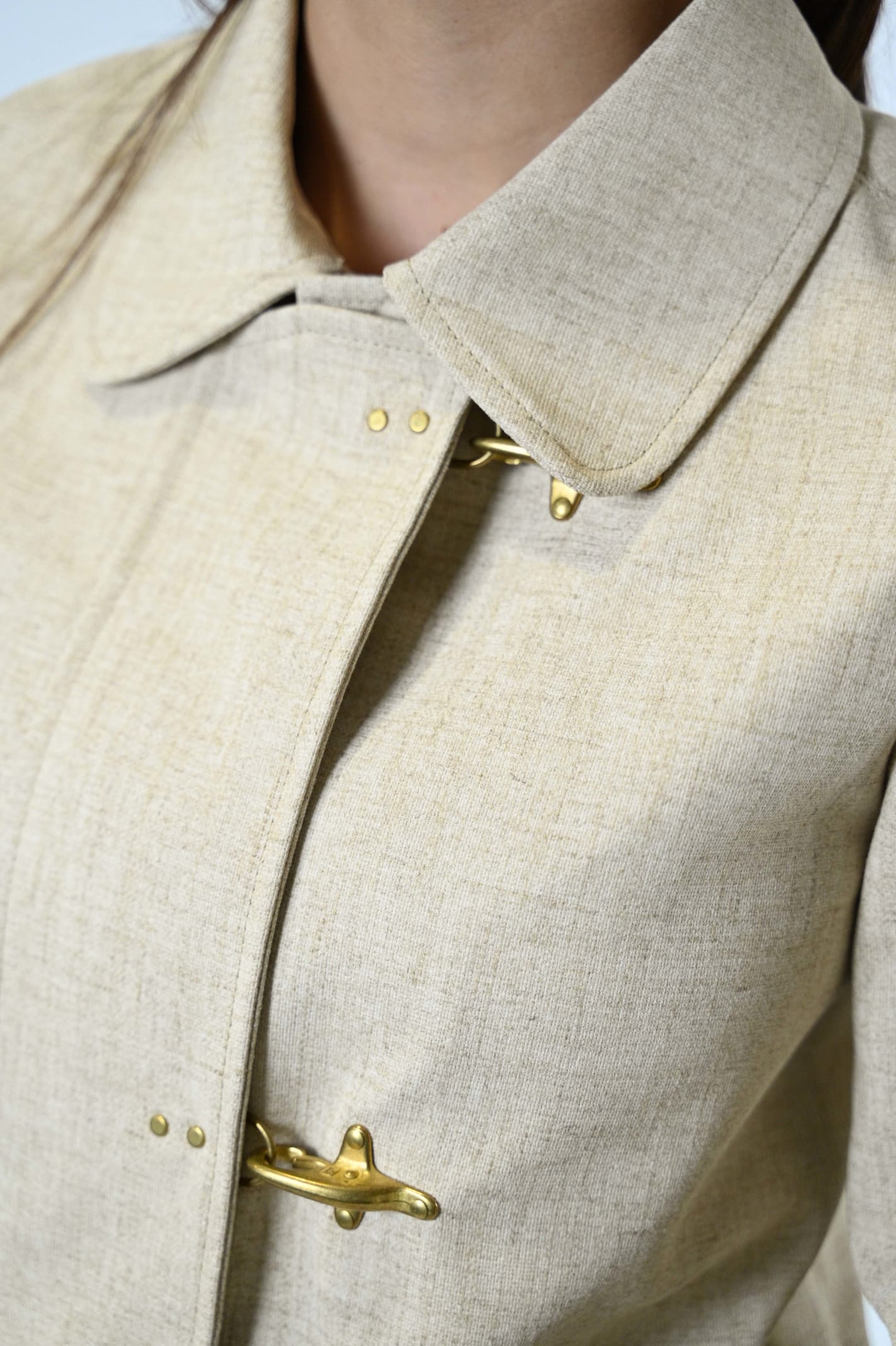Fay 3 Hooks Shearling Jacket