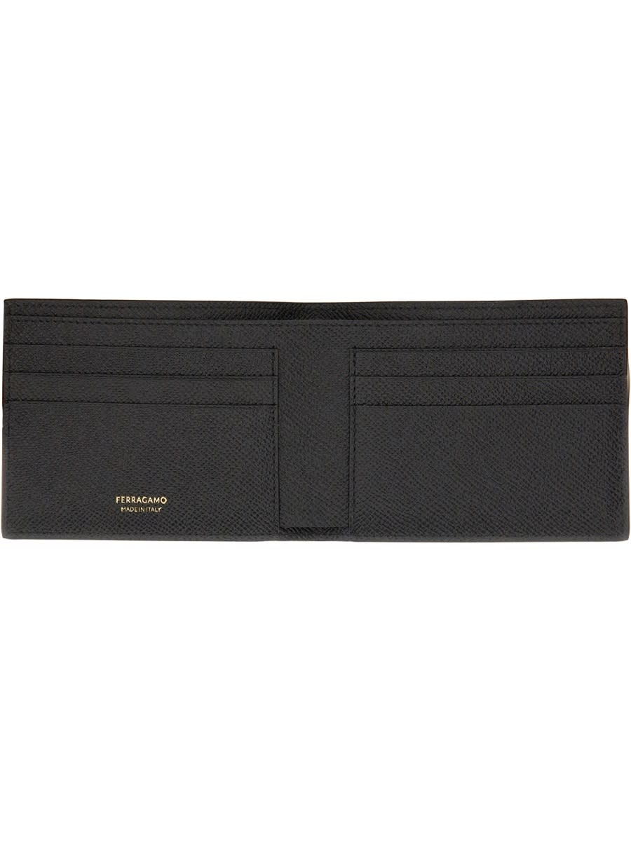 Ferragamo Textured Leather Bi-fold Wallet