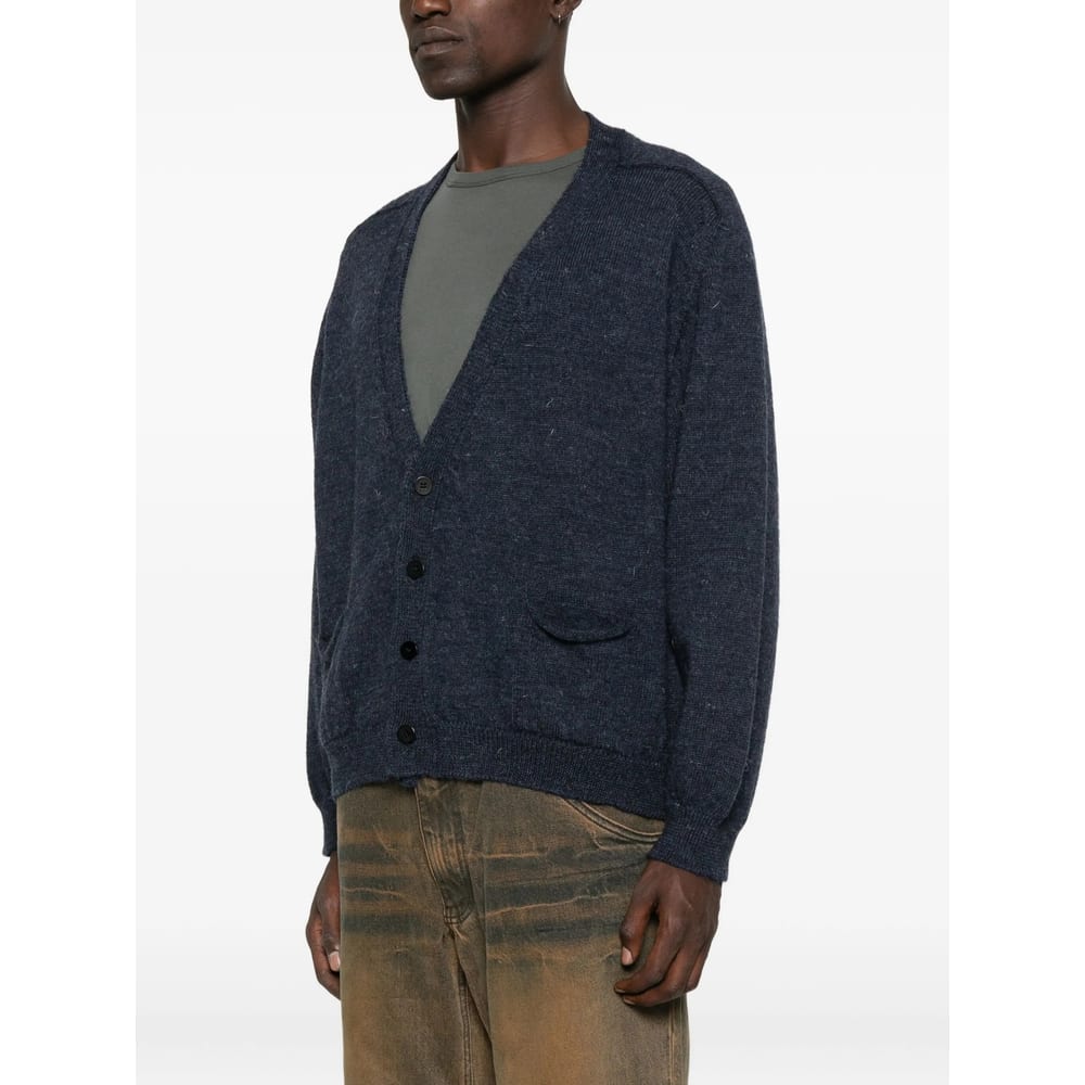 Magliano Grampa Buttoned-up Cardigan In Blue