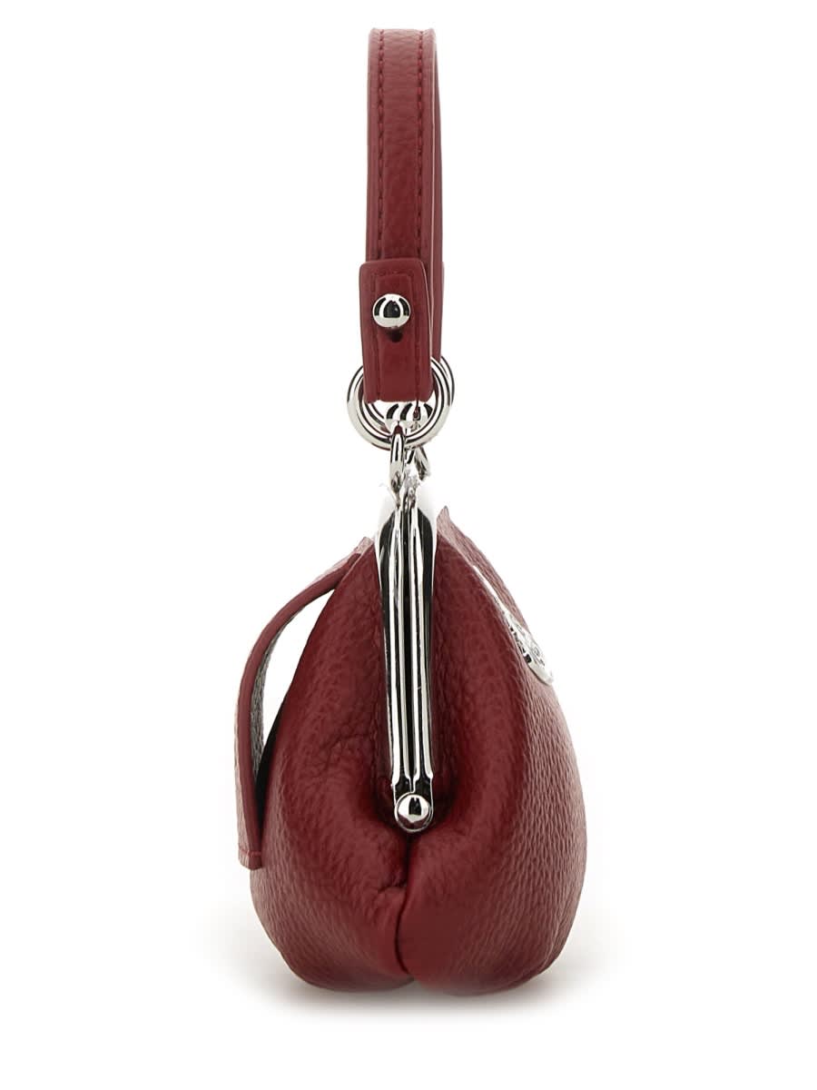 Vivienne Westwood Mini Granny Bag In Bordeaux