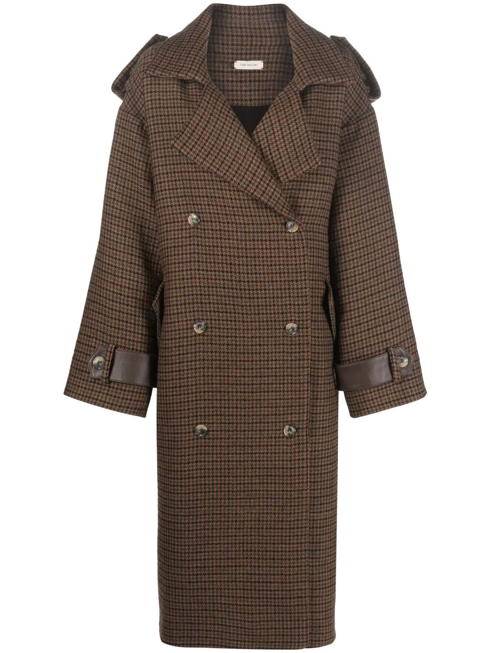 The Mannei Brown Wool Coat