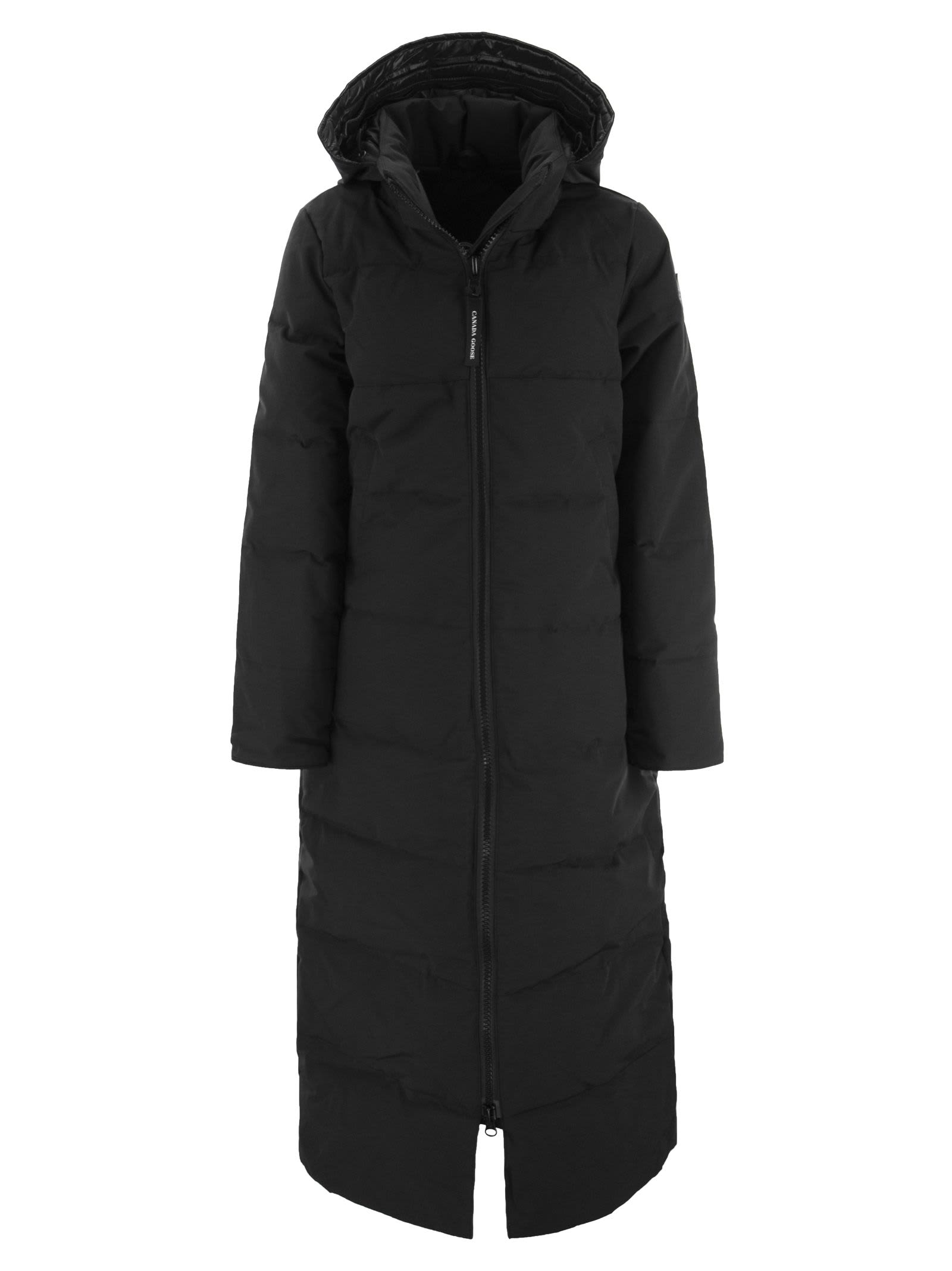 Shop Canada Goose Mystique - Long Parka With Hood In Black