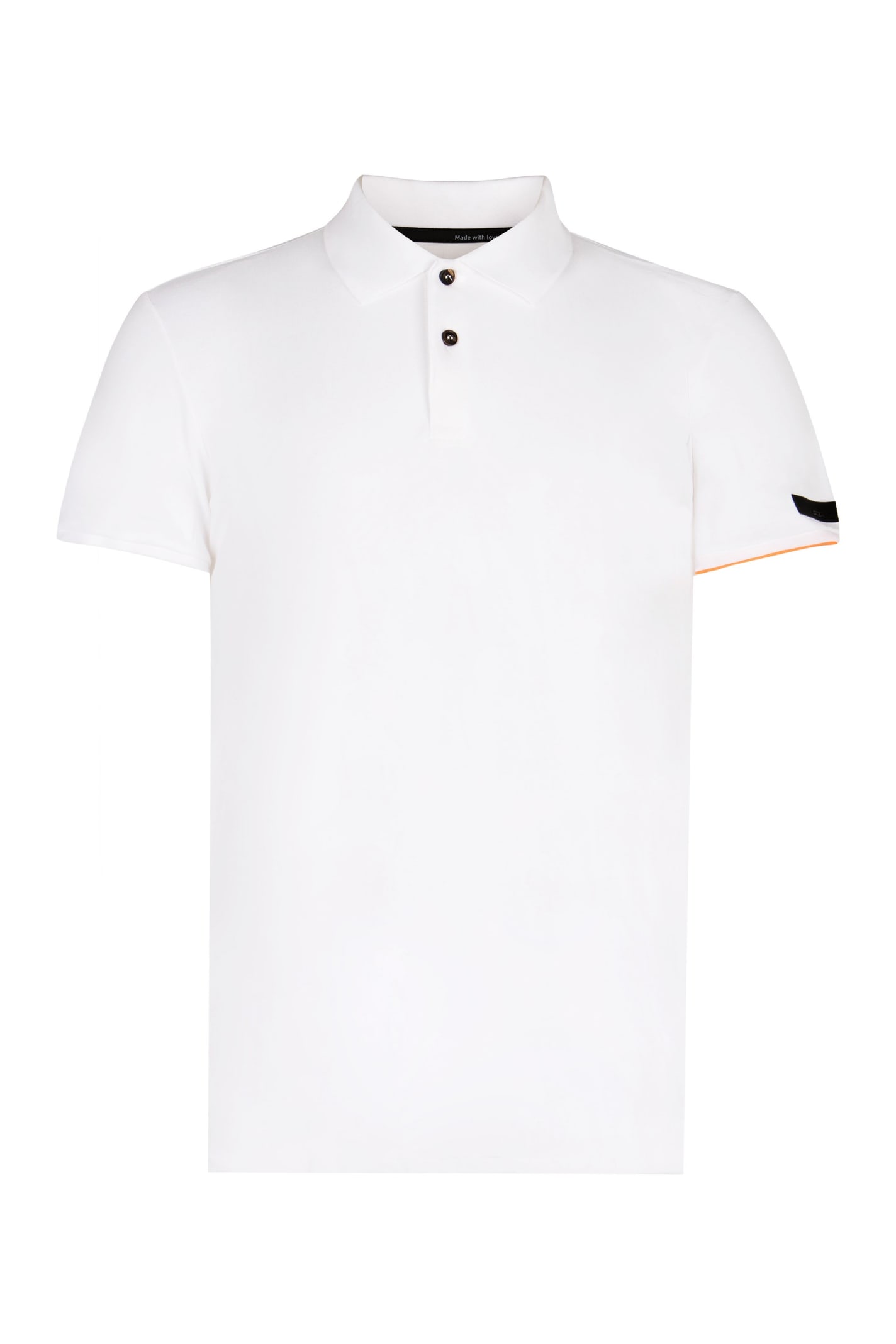 Shop Rrd - Roberto Ricci Design Short Sleeve Polo Shirt In White