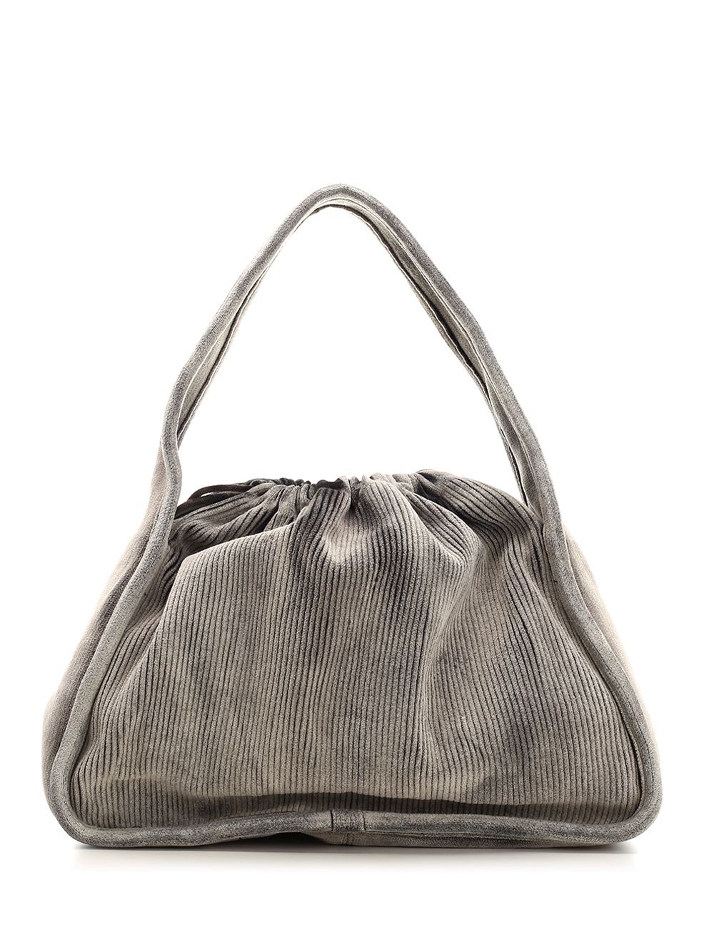 Shop Alexander Wang Ryan Shoulder Bag In Grey