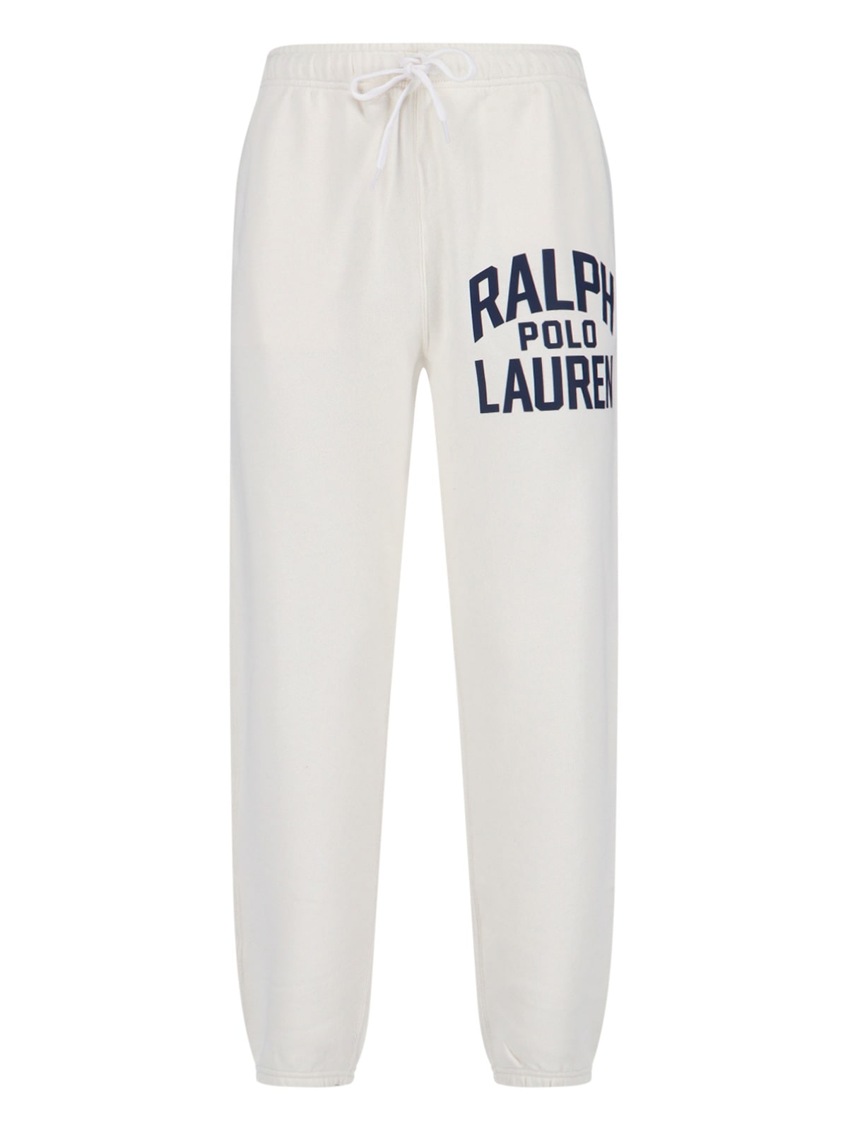 Polo Ralph Lauren Cotton Joggers With Elastic Waistband And Pockets In White