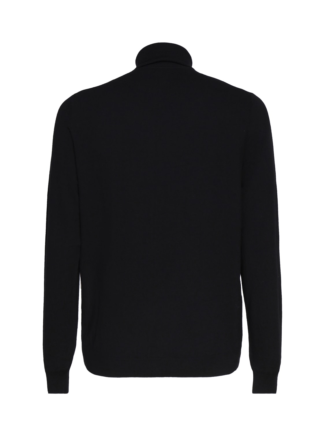 Sun 68 Wool Turtleneck In Nero