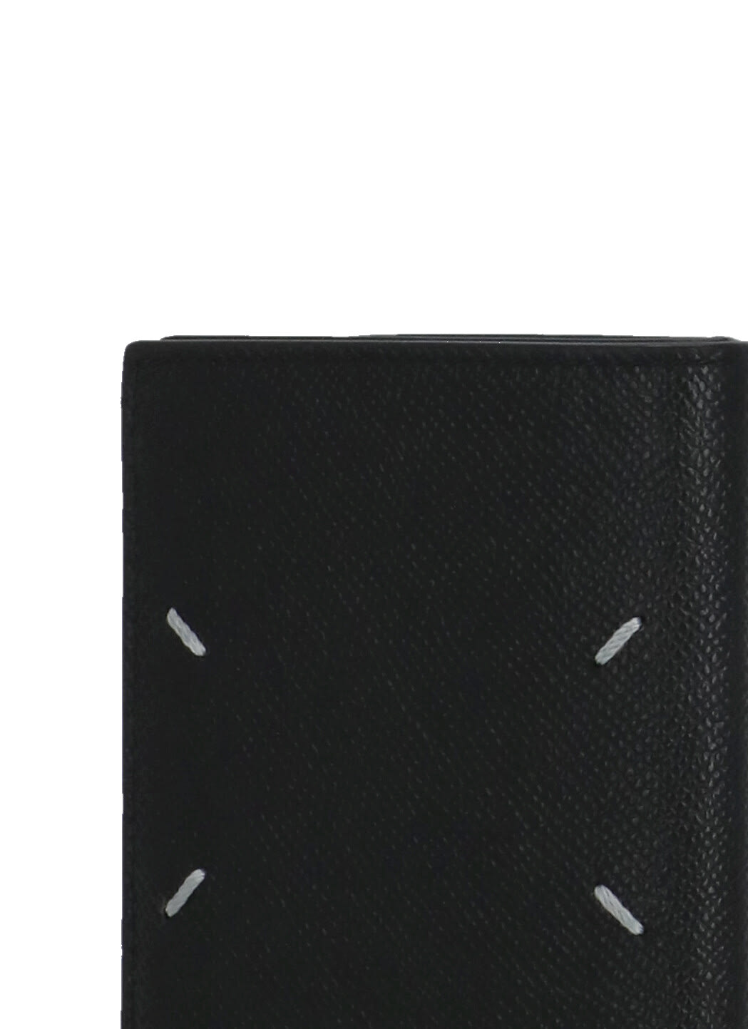 Shop Maison Margiela Four Stitches Wallet In Black