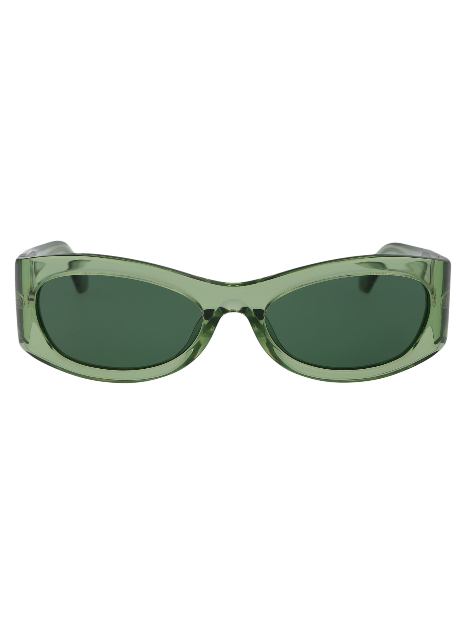 Shop Ambush Bernie Sunglasses In 7055 Green