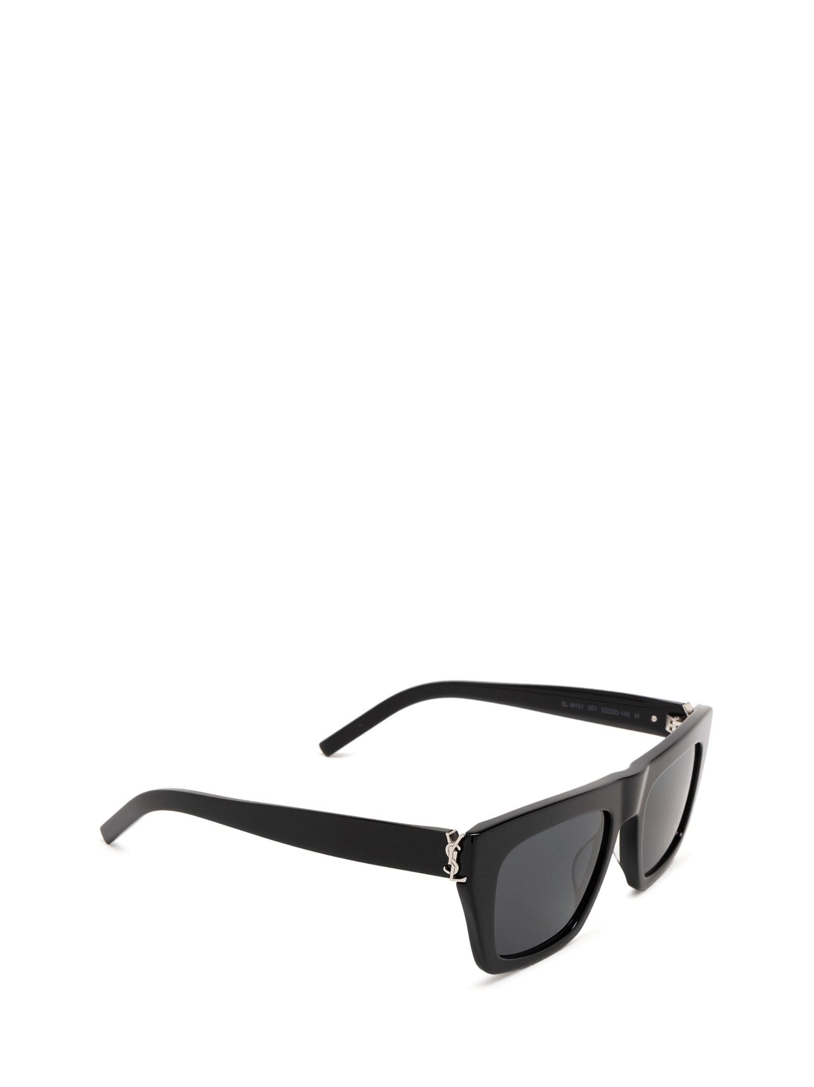 Shop Saint Laurent Sl M131 Black Sunglasses