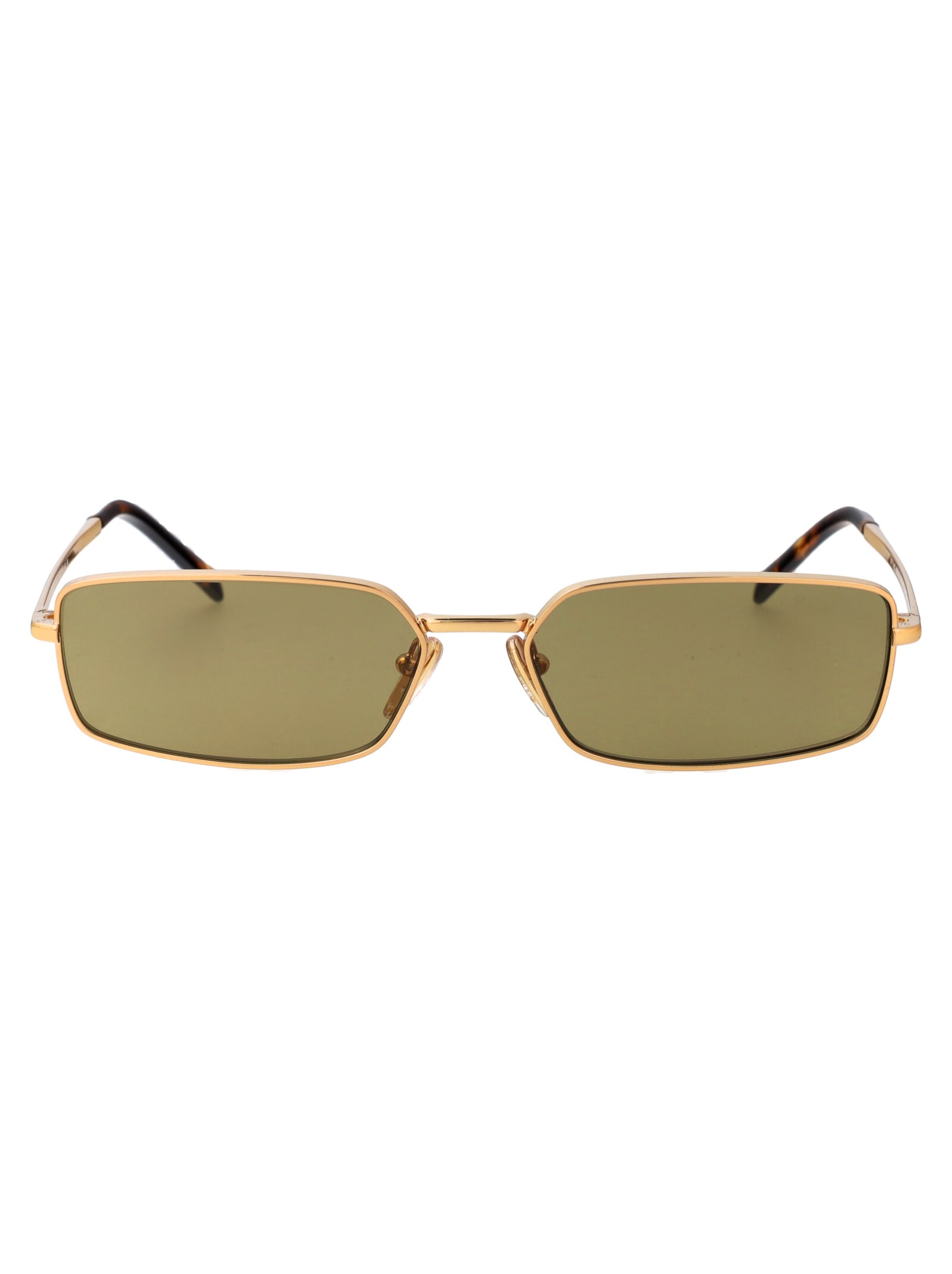 Shop Prada 0pr A60s Sunglasses In 5ak70g Gold