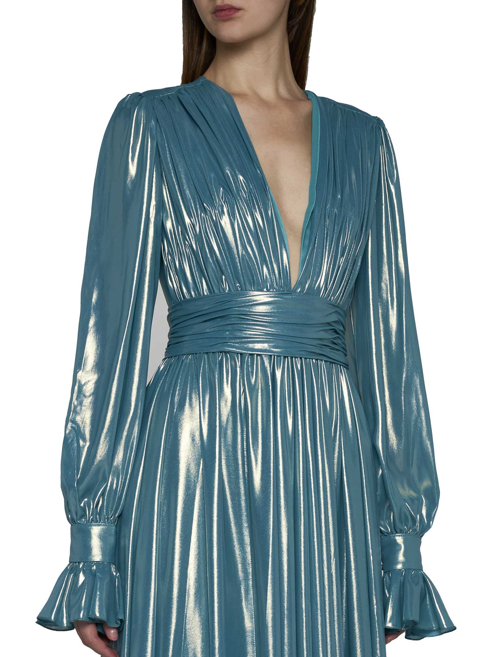 Shop Blanca Vita Dress In Turquoise