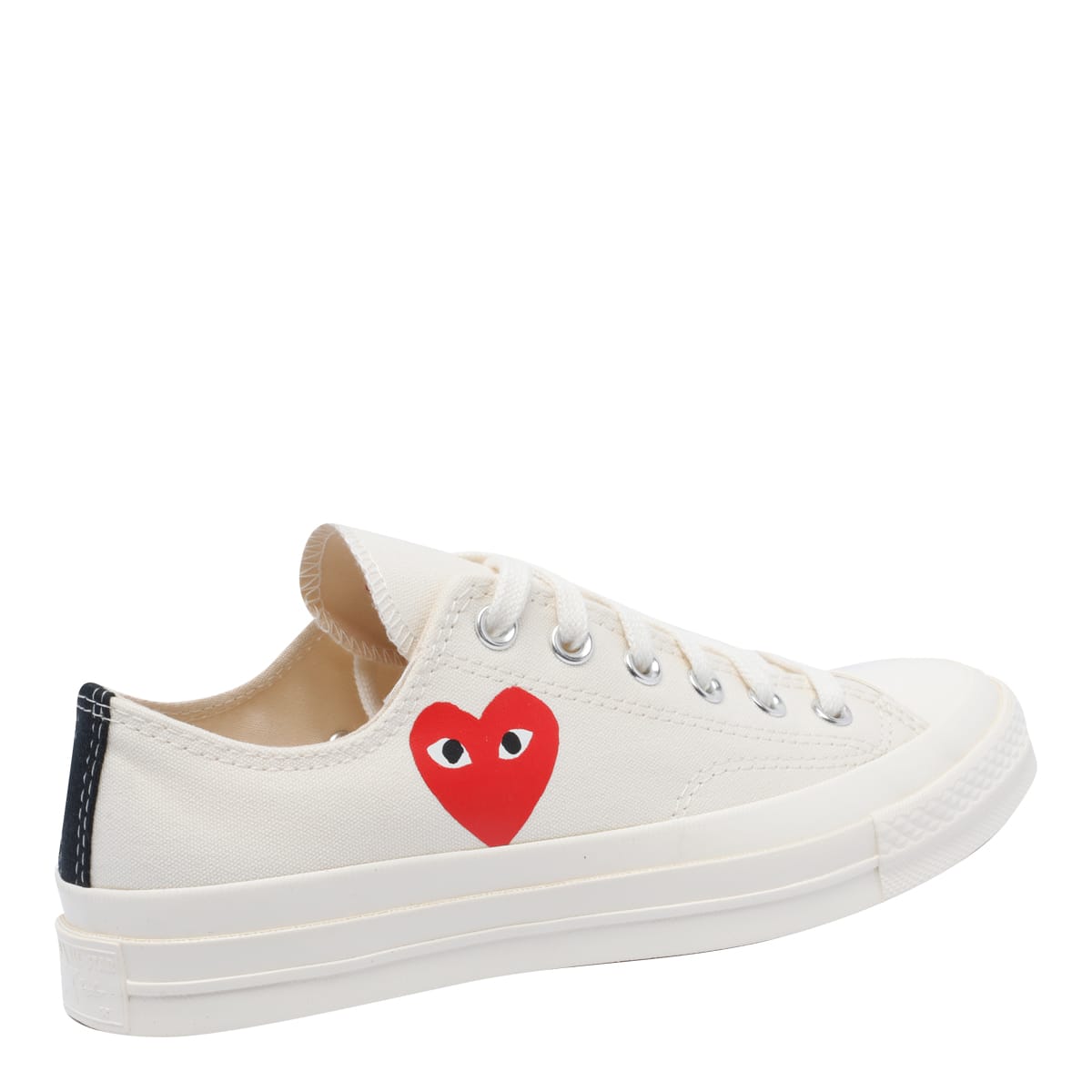 Comme Des Garçons Play Chuck Taylor Sneakers In White