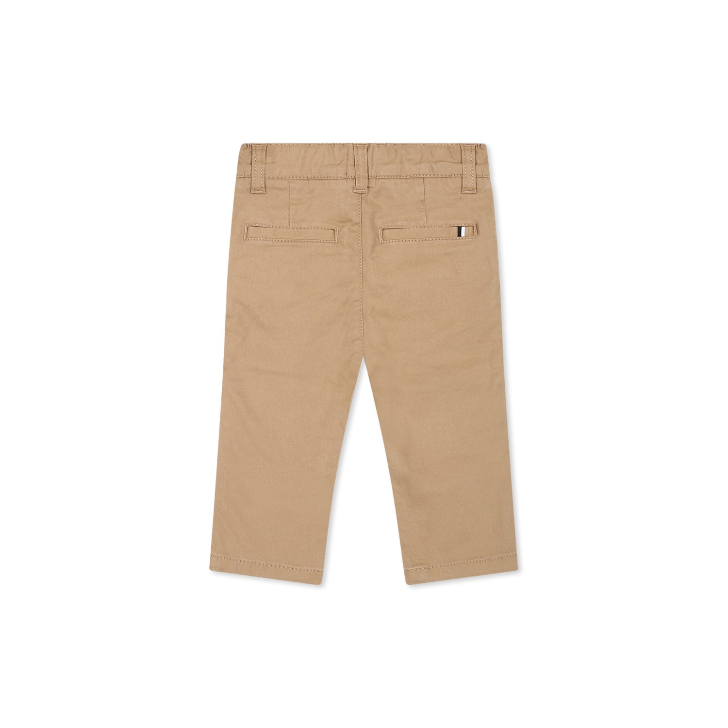 Shop Hugo Boss Beige Trousers For Baby Boy