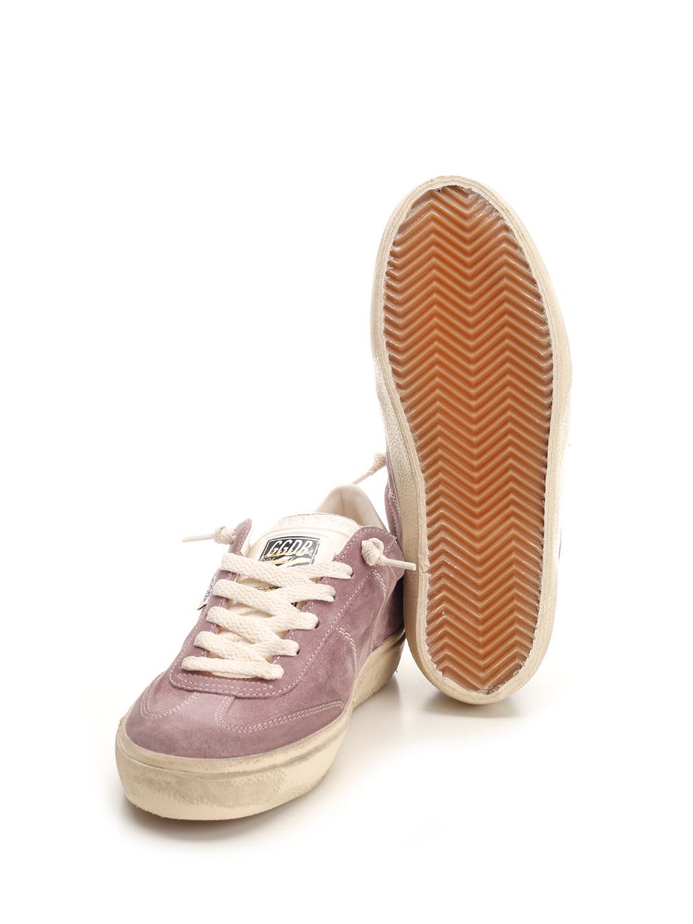 Shop Golden Goose Soul Star Sneakers In Twilight Mauve/milk