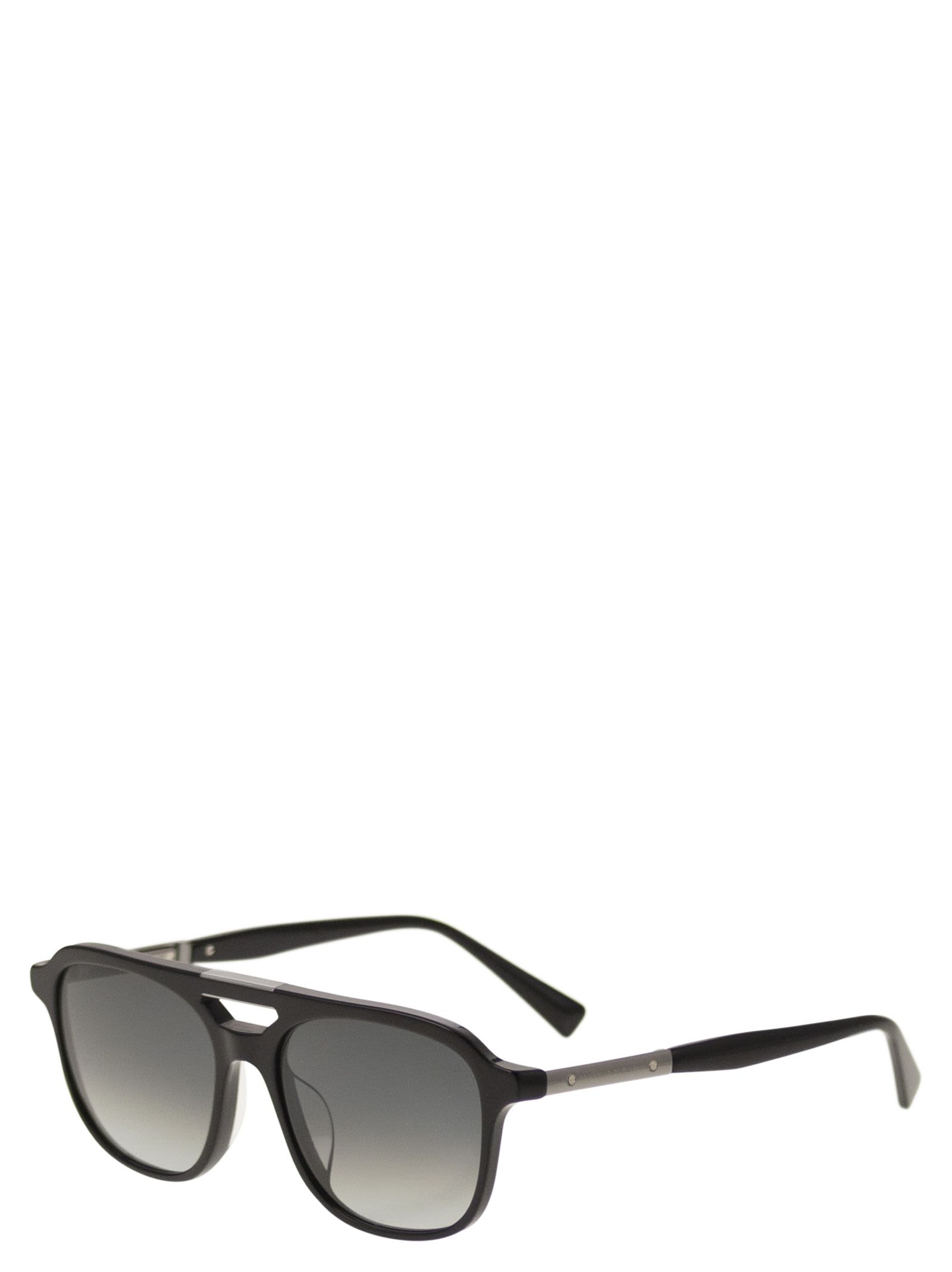 Shop Brunello Cucinelli Sartorial Sunset Acetate Sunglasses In Black