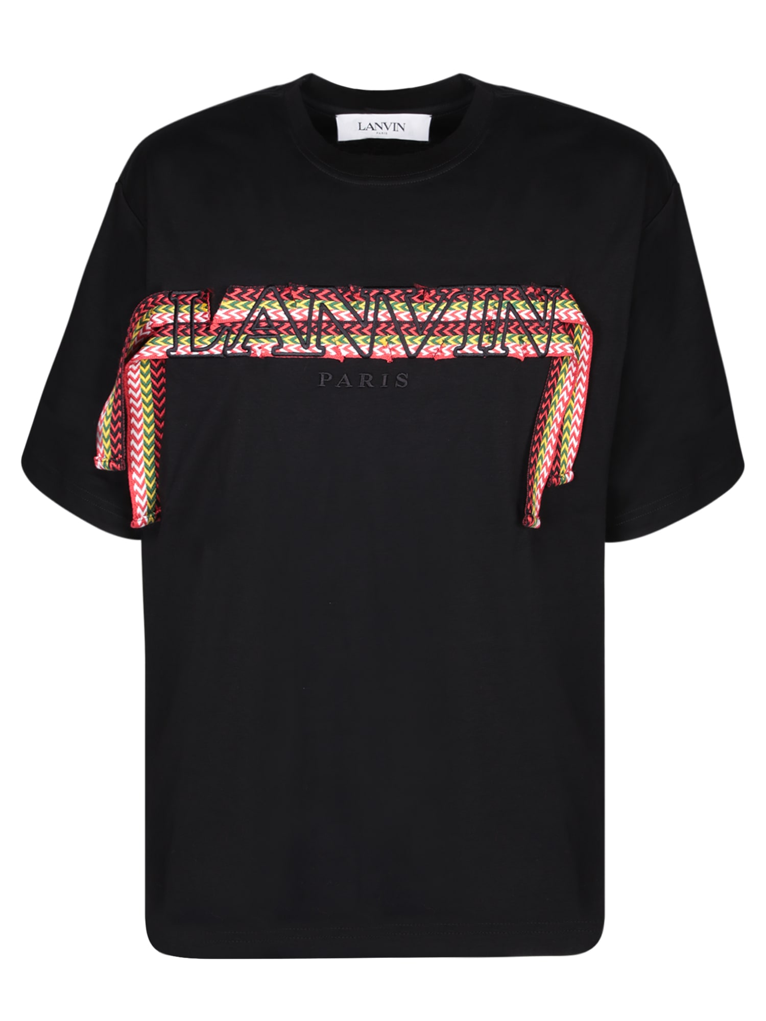 Shop Lanvin Curblance Black T-shirt