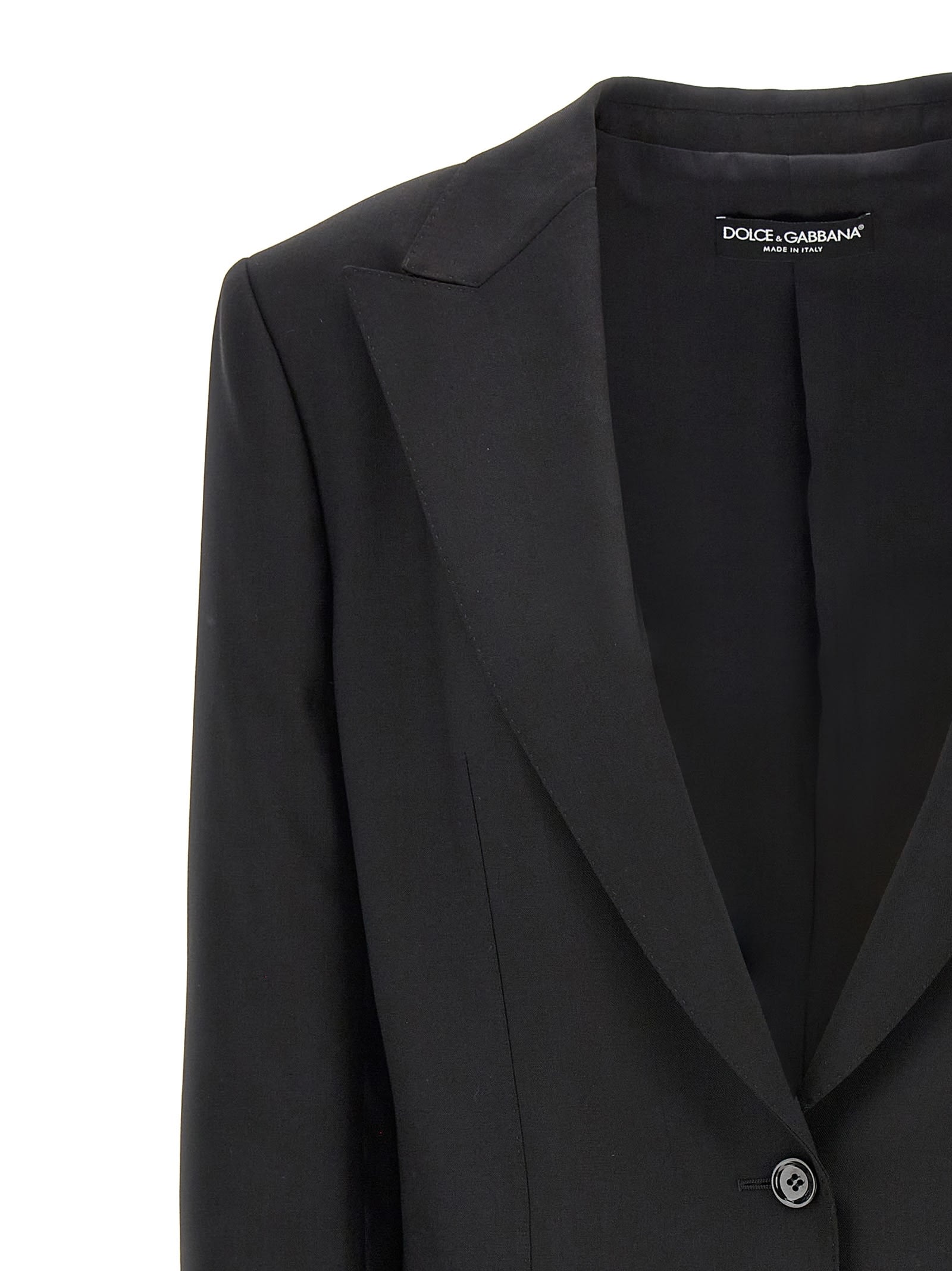 Shop Dolce & Gabbana Mambo Blazer In Black