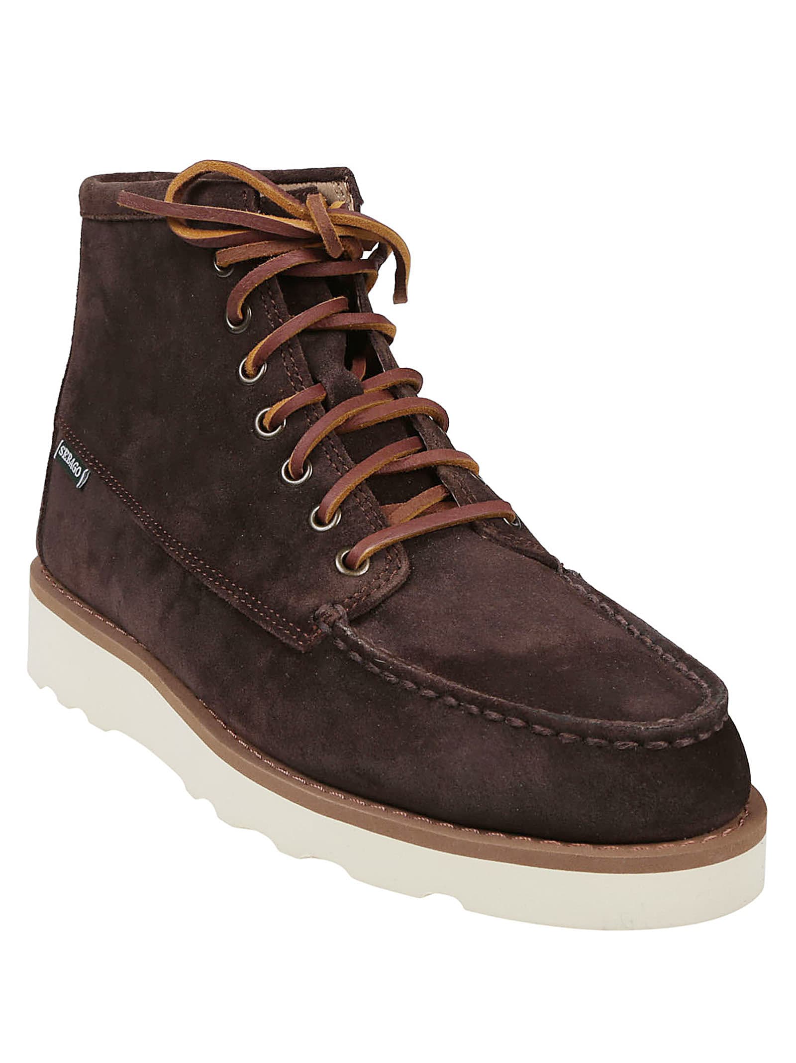 Shop Sebago Tala Ankle Boots In Dark Brown