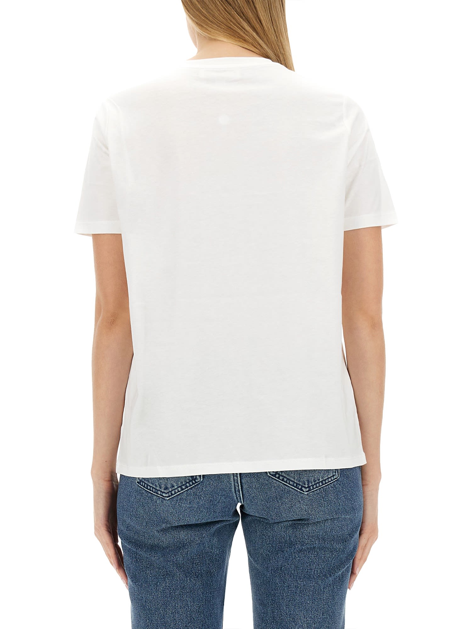 Shop Michael Michael Kors T-shirt With Logo In White