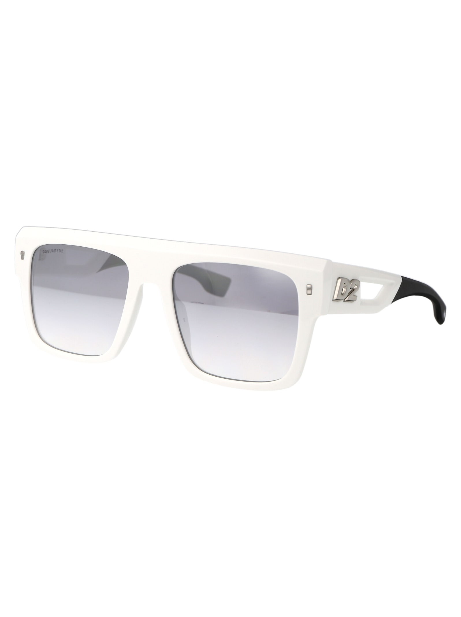 Shop Dsquared2 D2 0127/s Sunglasses In Ccpic Whte Blk W