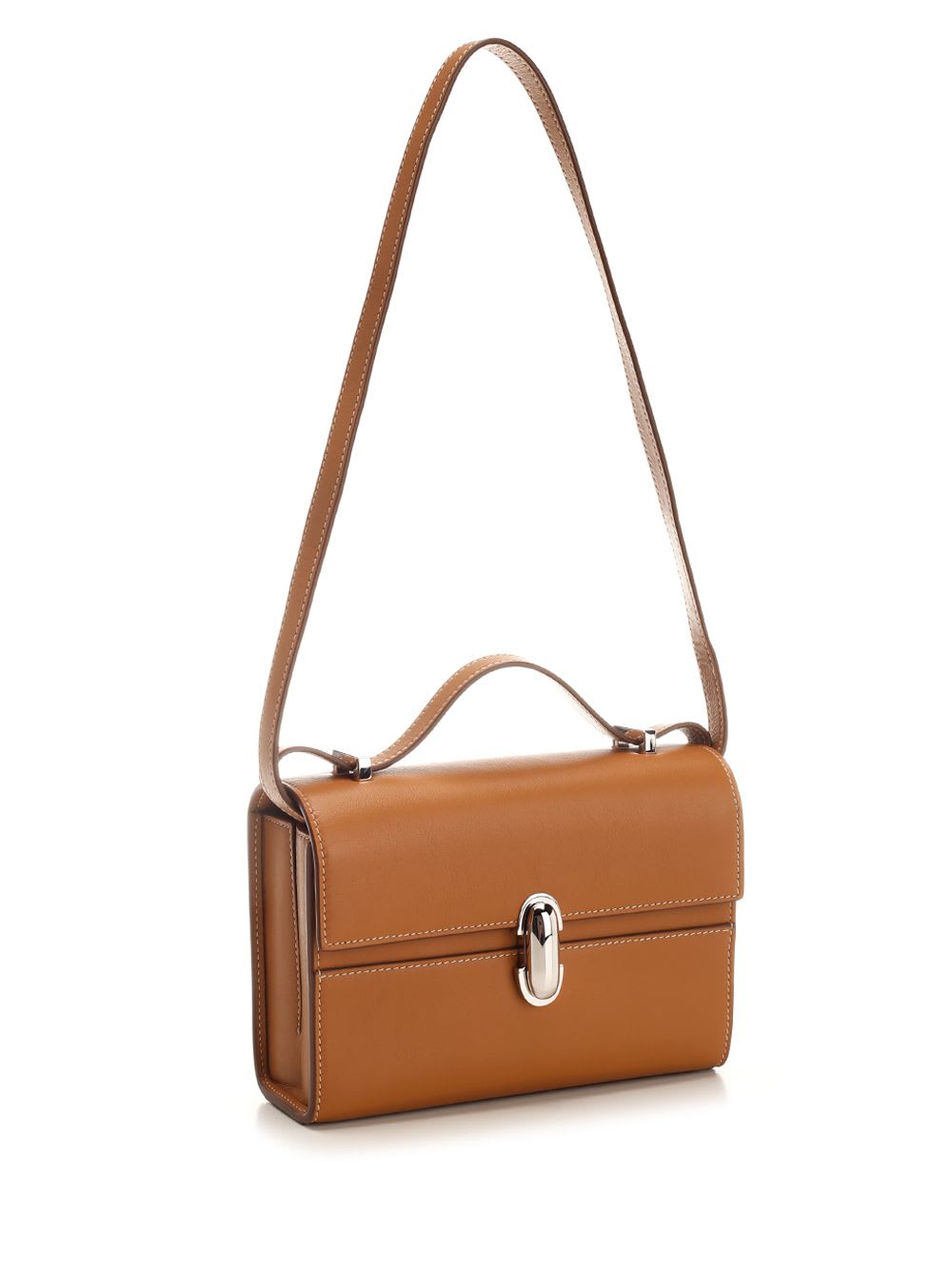 Shop Savette Symmetry 19 Slim Handbag In Brown