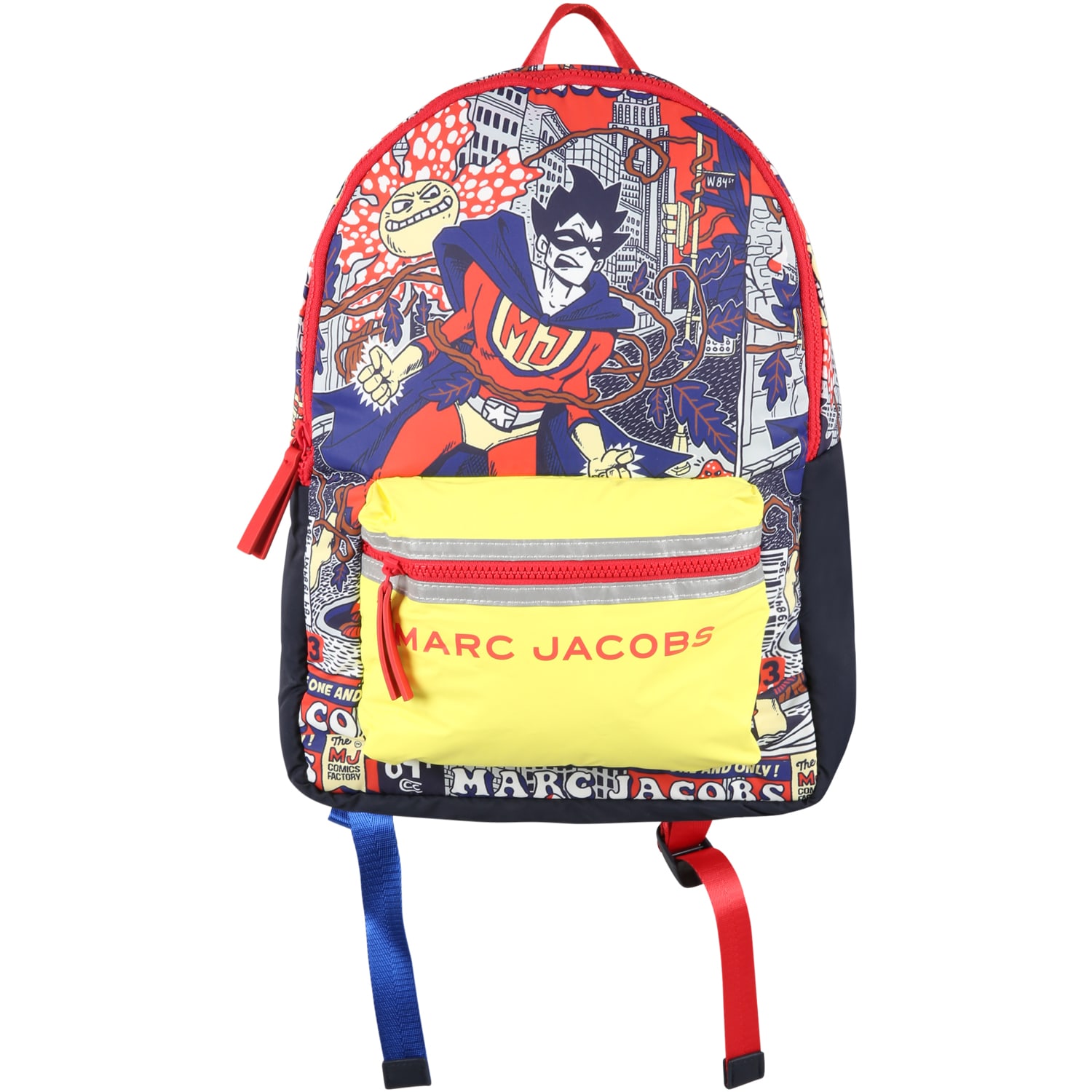 Little Marc Jacobs Multicolor Backpack For Boy With Superhero