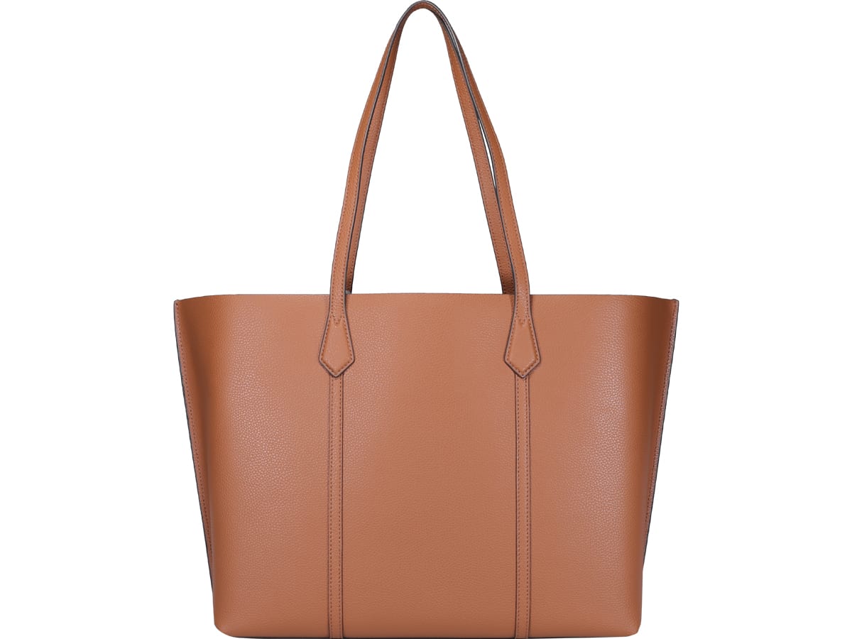 Shop Tory Burch Perry Tote Bag In Marrone