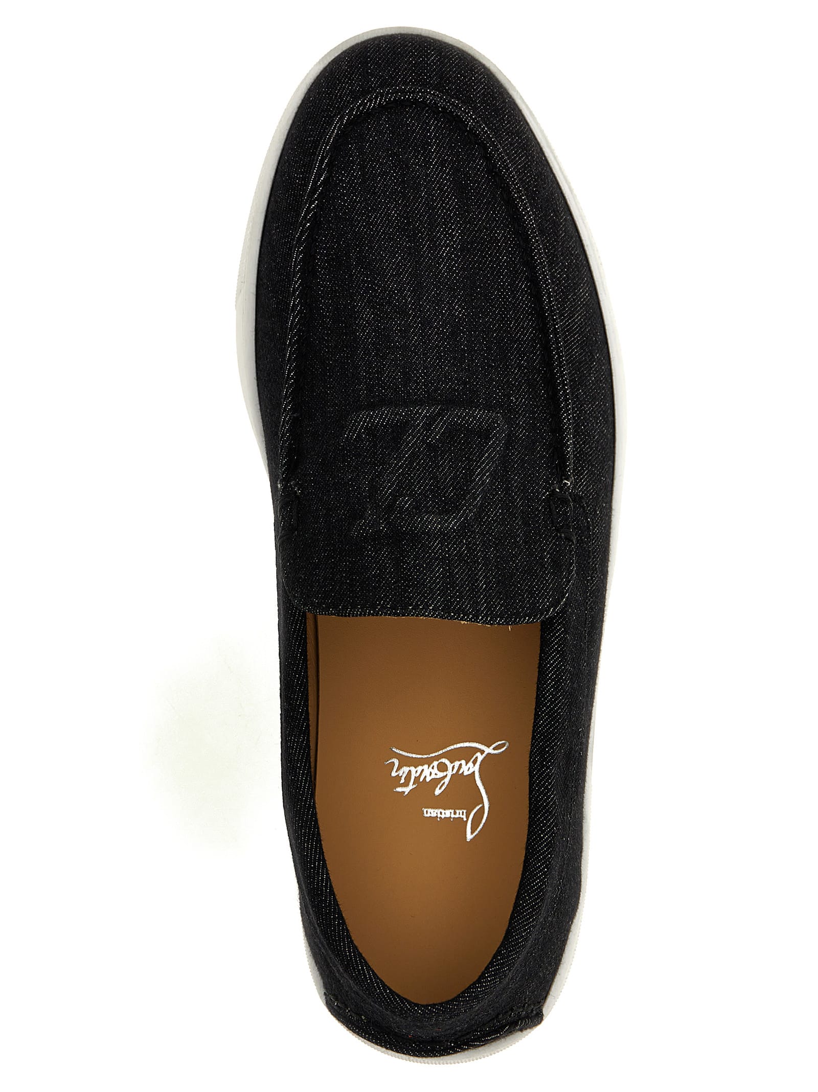 Shop Christian Louboutin Varsiboat Loafers In Black