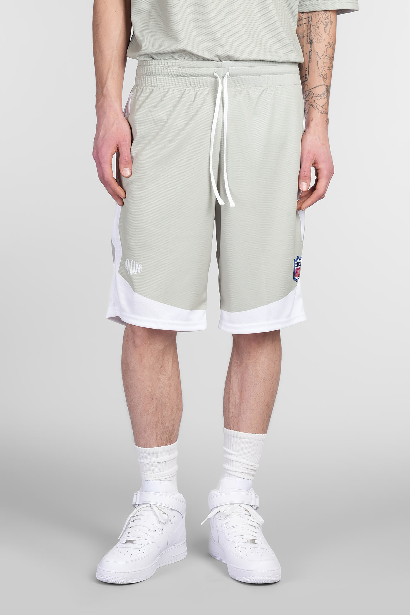 Shorts In Green Polyester