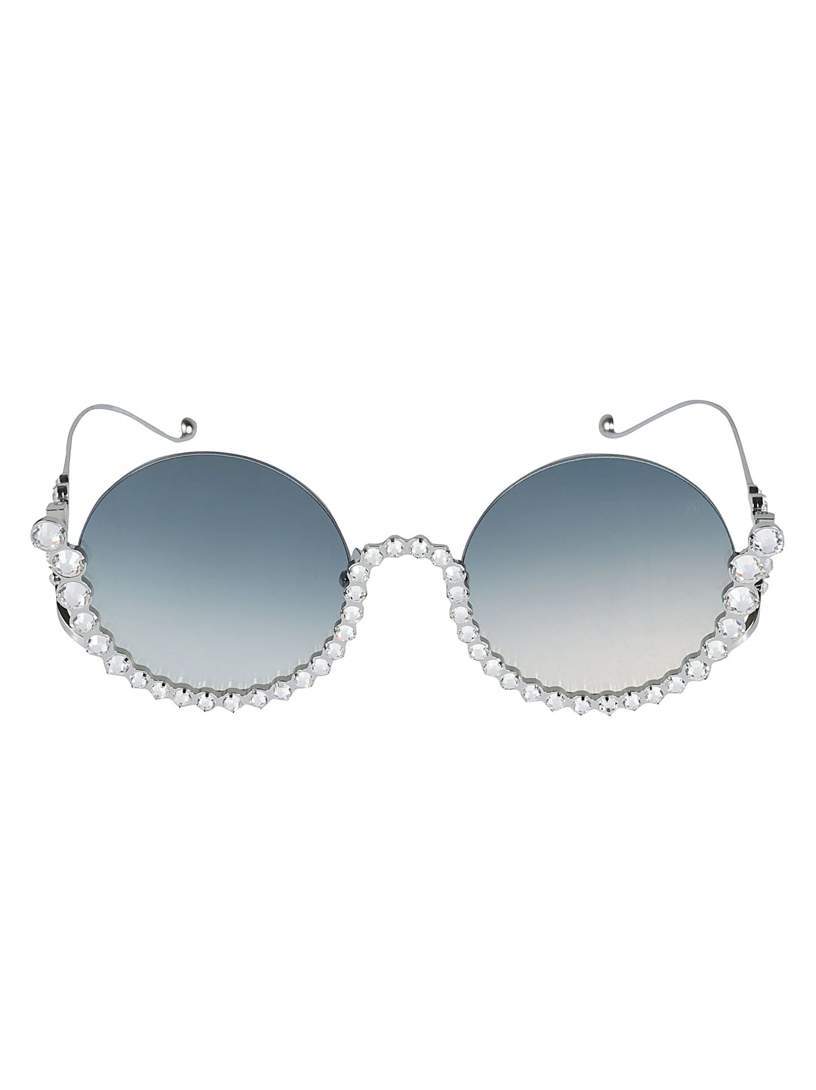 Anna-karin Karlsson Full Sunglasses In Silver | ModeSens