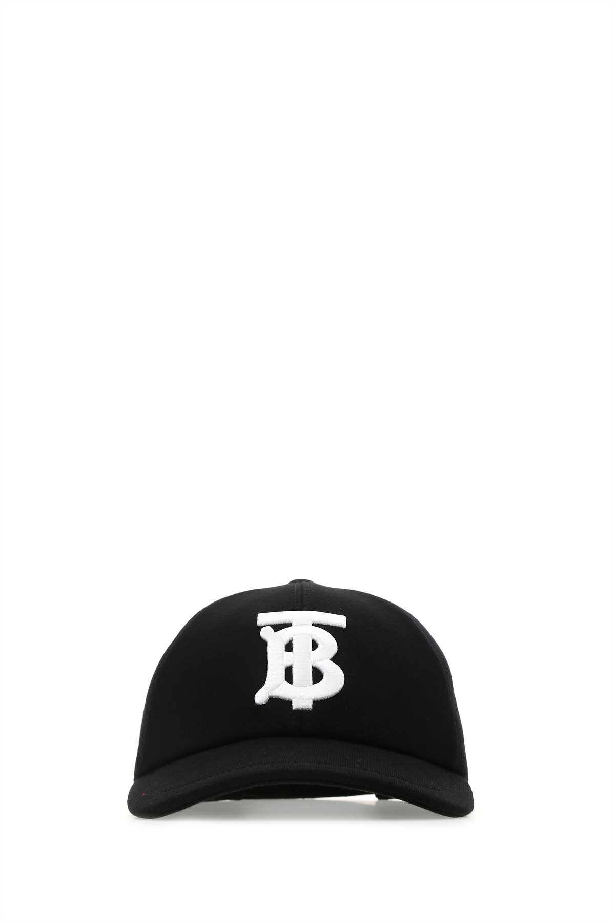 Shop Burberry Black Cotton Baseball Cap