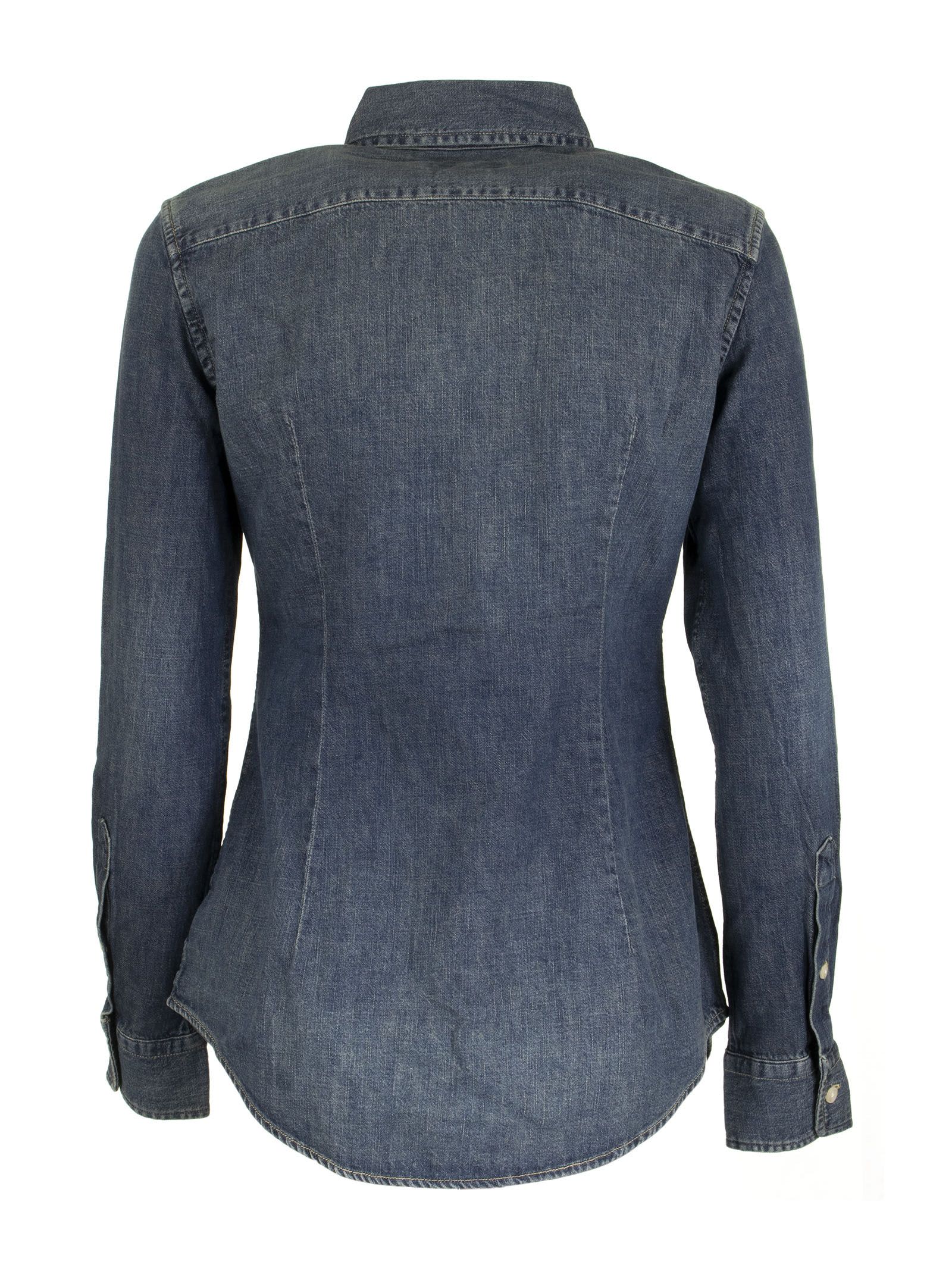 ralph lauren custom fit denim shirt