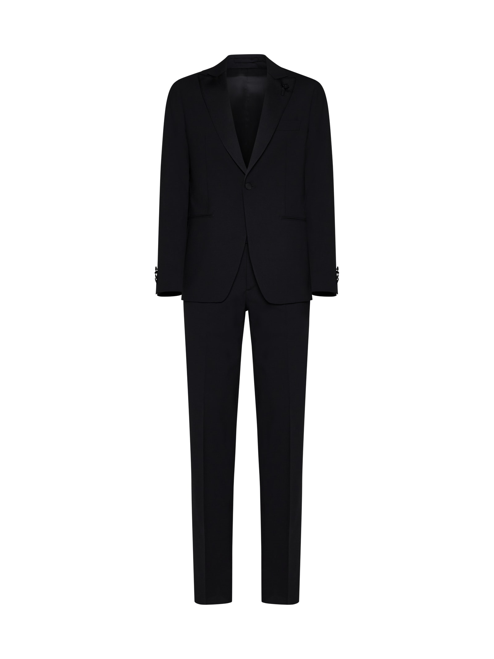 Shop Lardini Suit In Black