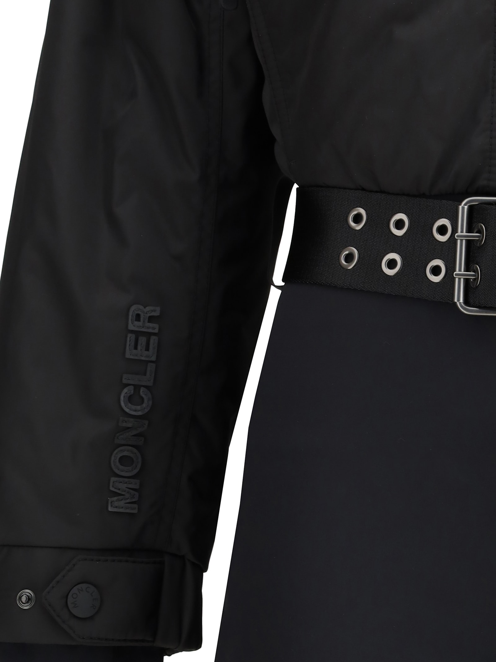 Moncler Padded Ski Suit In Black