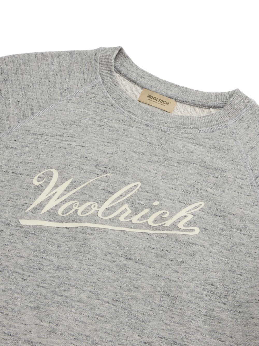 Woolrich Crew Neck Knitwear Sweatshirt In Gray