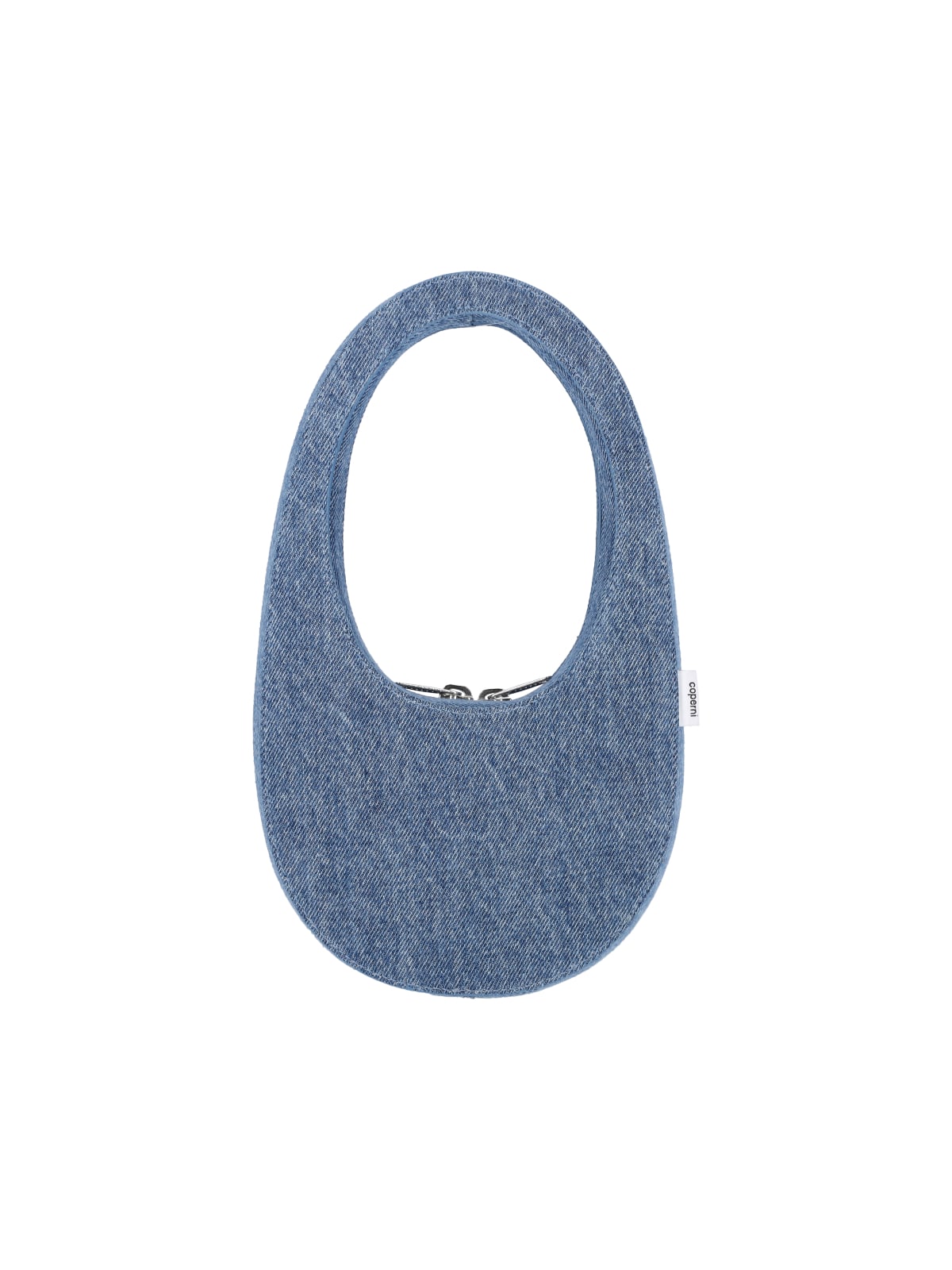 Shop Coperni Mini Bag Swipe In Light Blue