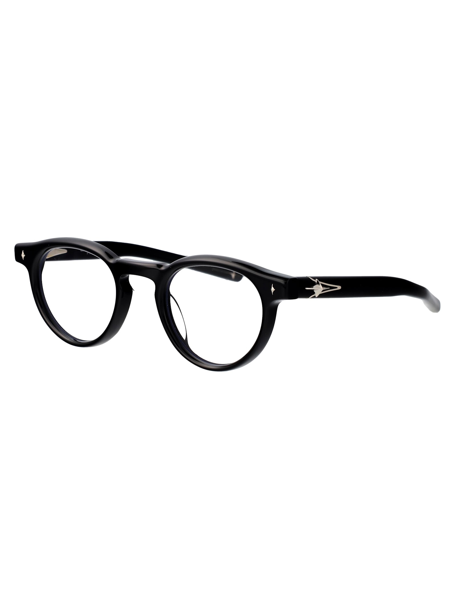 Shop Gentle Monster Ron Glasses In 01 Black