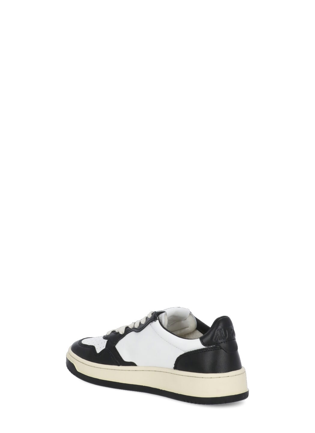 Autry Medalist Low Sneakers White/black In Black